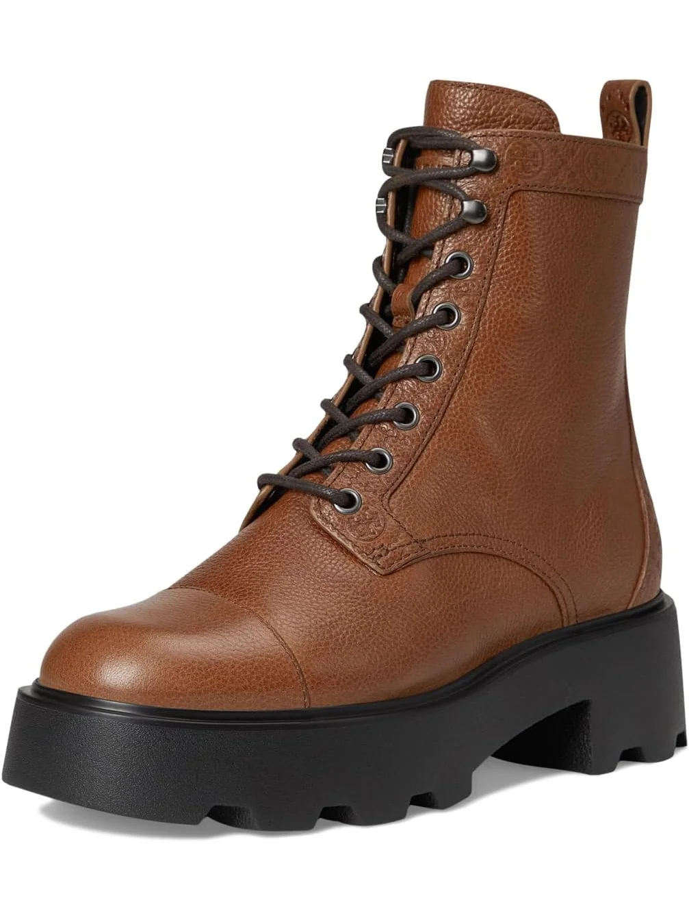 Ботинки Tory Burch Monogram Lug Ankle Boot 65mm — изображение 7 из 7, оранжевый