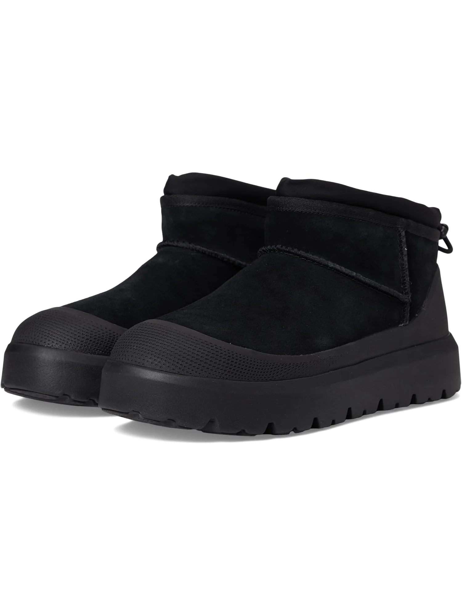 Мужские ботинки UGG Classic Ultra Mini Weather Hybrid замшевые с резиновой подошвой