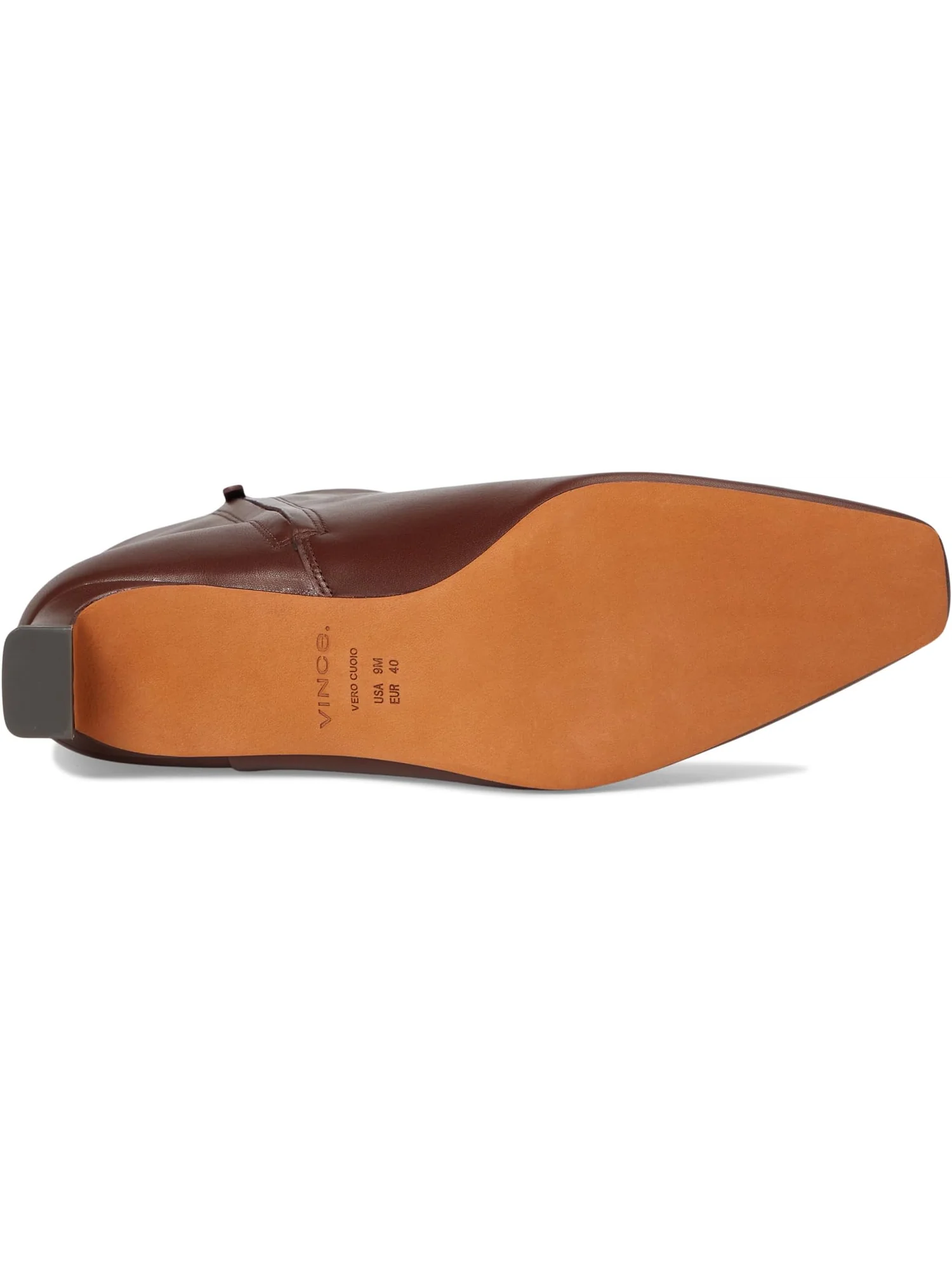 Ботинки Vince Harlan Zip Short Boots — изображение 3 из 7, молтон браун