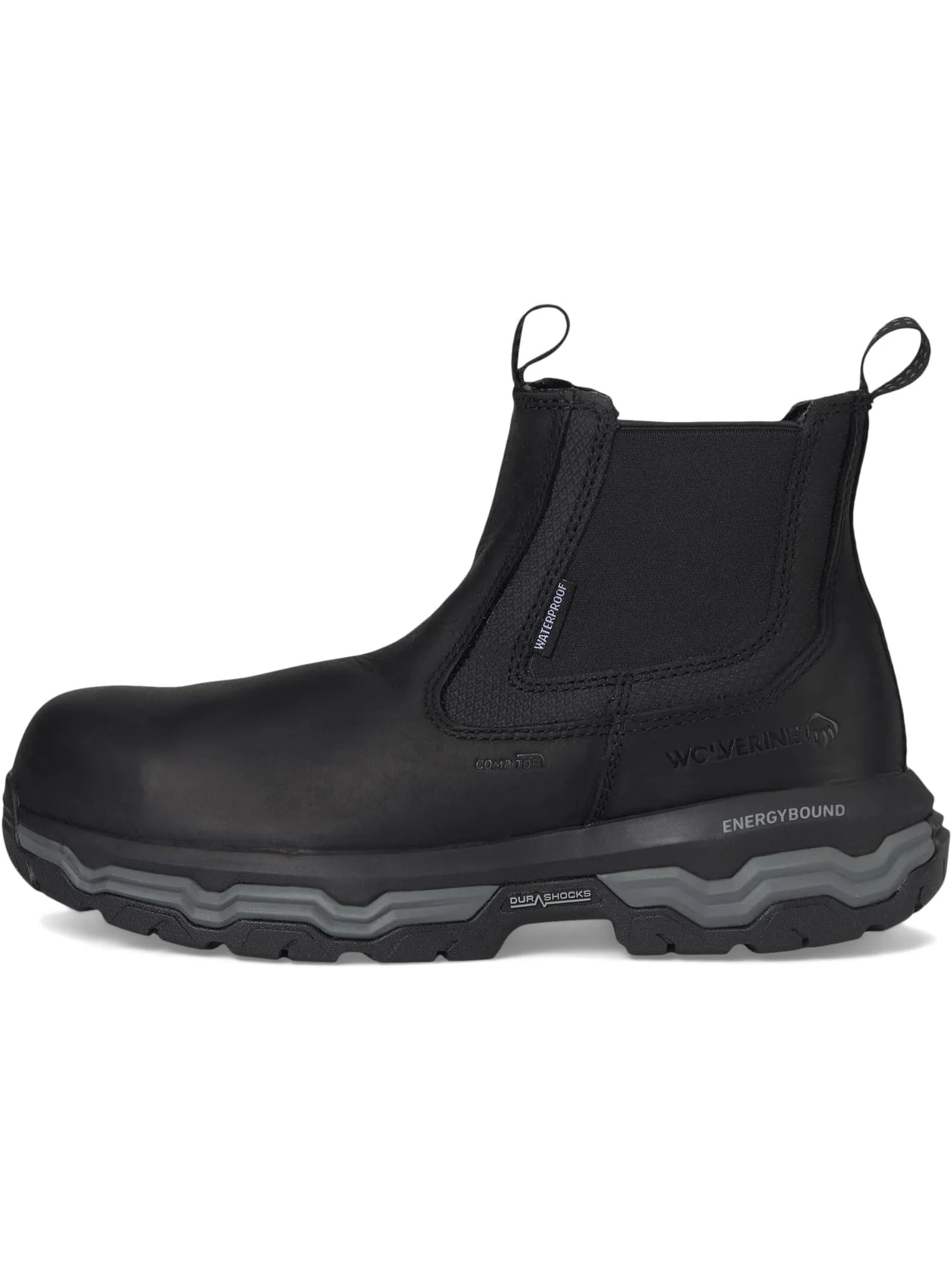 Ботинки Wolverine Alpha Ft Wolverine Infinity System Carbonmax Slip-on Work Romeo — изображение 4 из 7, черный