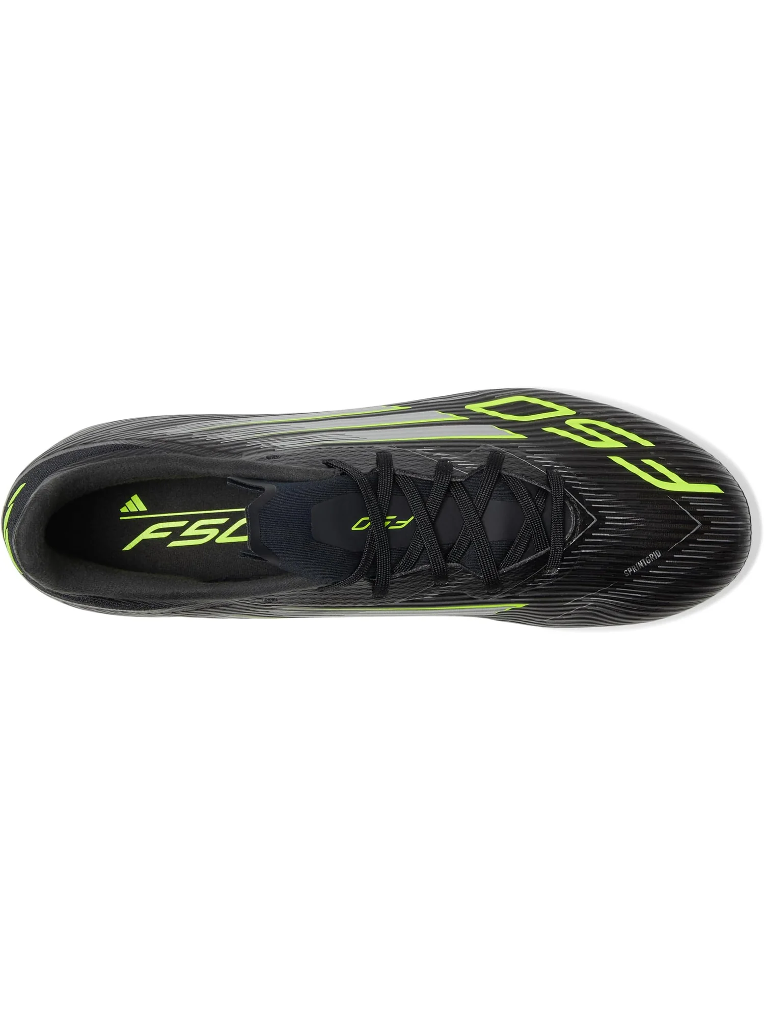 Кроссовки adidas F50 League Firm Ground Soccer Cleats — изображение 2 из 7, черный/металлик