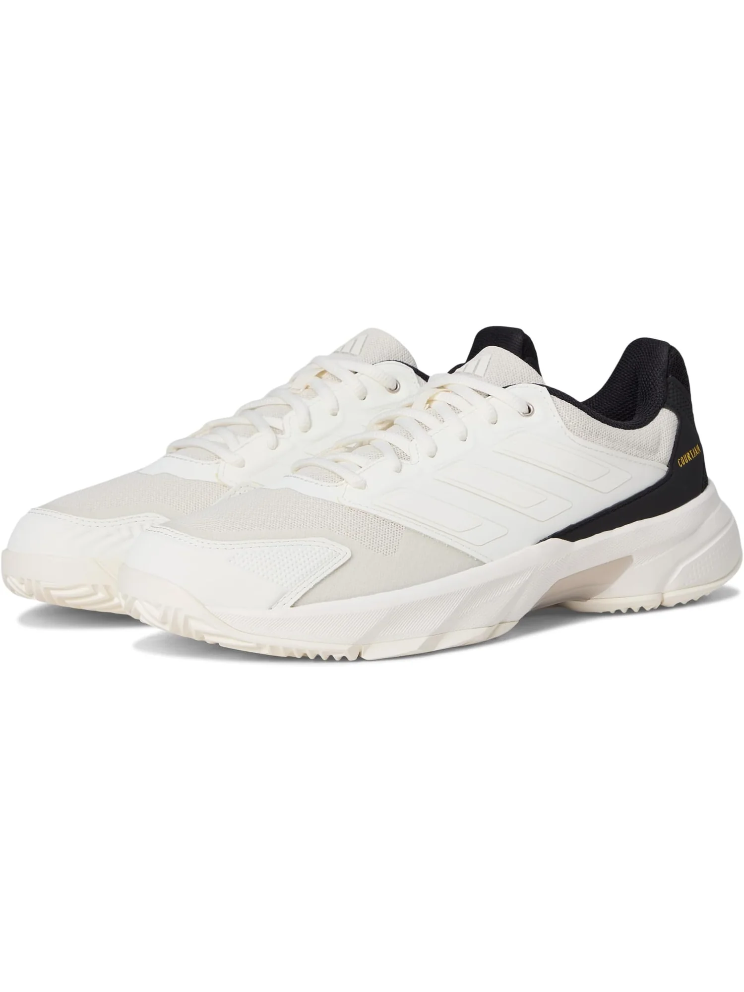 Кроссовки adidas Courtjam Control 3 Tennis Shoe — изображение 1 из 7, белый/-белый/металлик