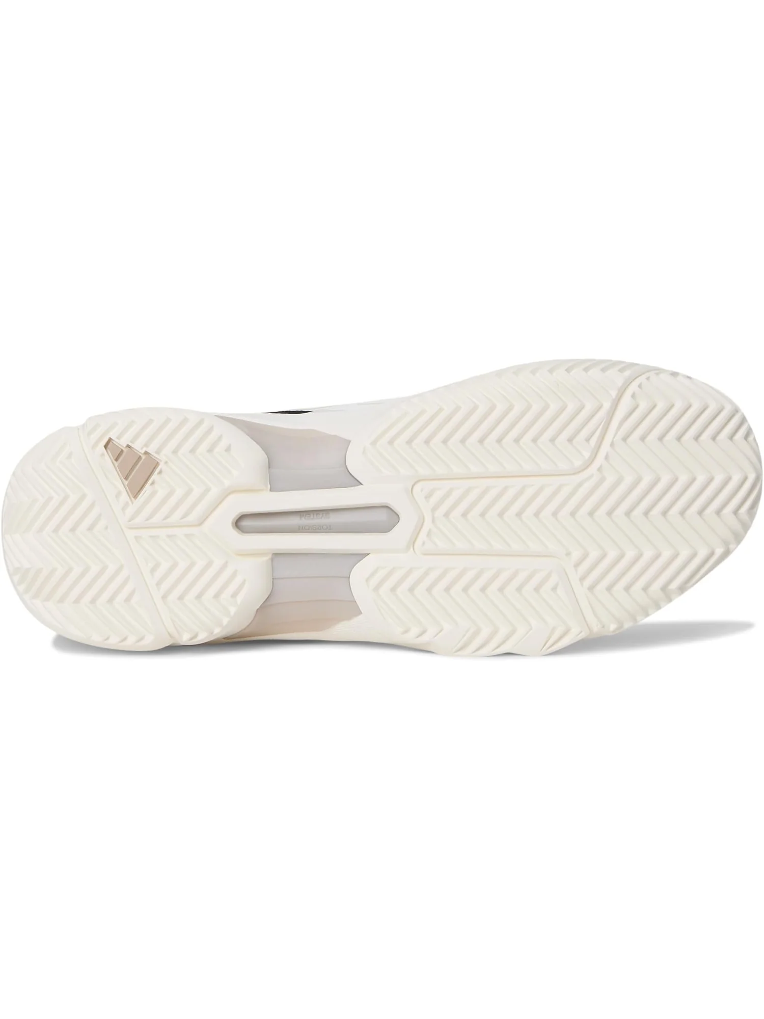 Кроссовки adidas Courtjam Control 3 Tennis Shoe — изображение 3 из 7, белый/-белый/металлик