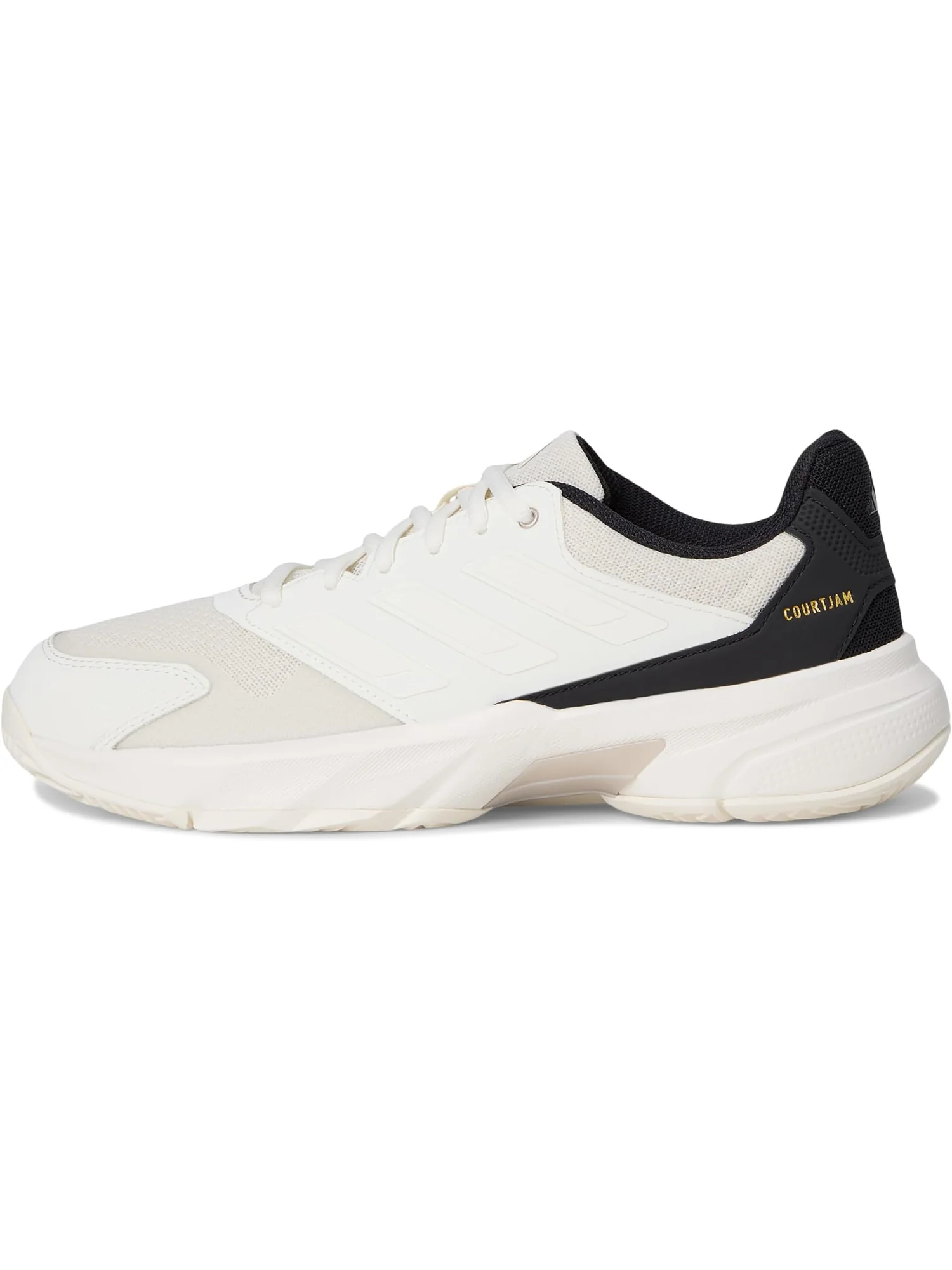 Кроссовки adidas Courtjam Control 3 Tennis Shoe — изображение 4 из 7, белый/-белый/металлик