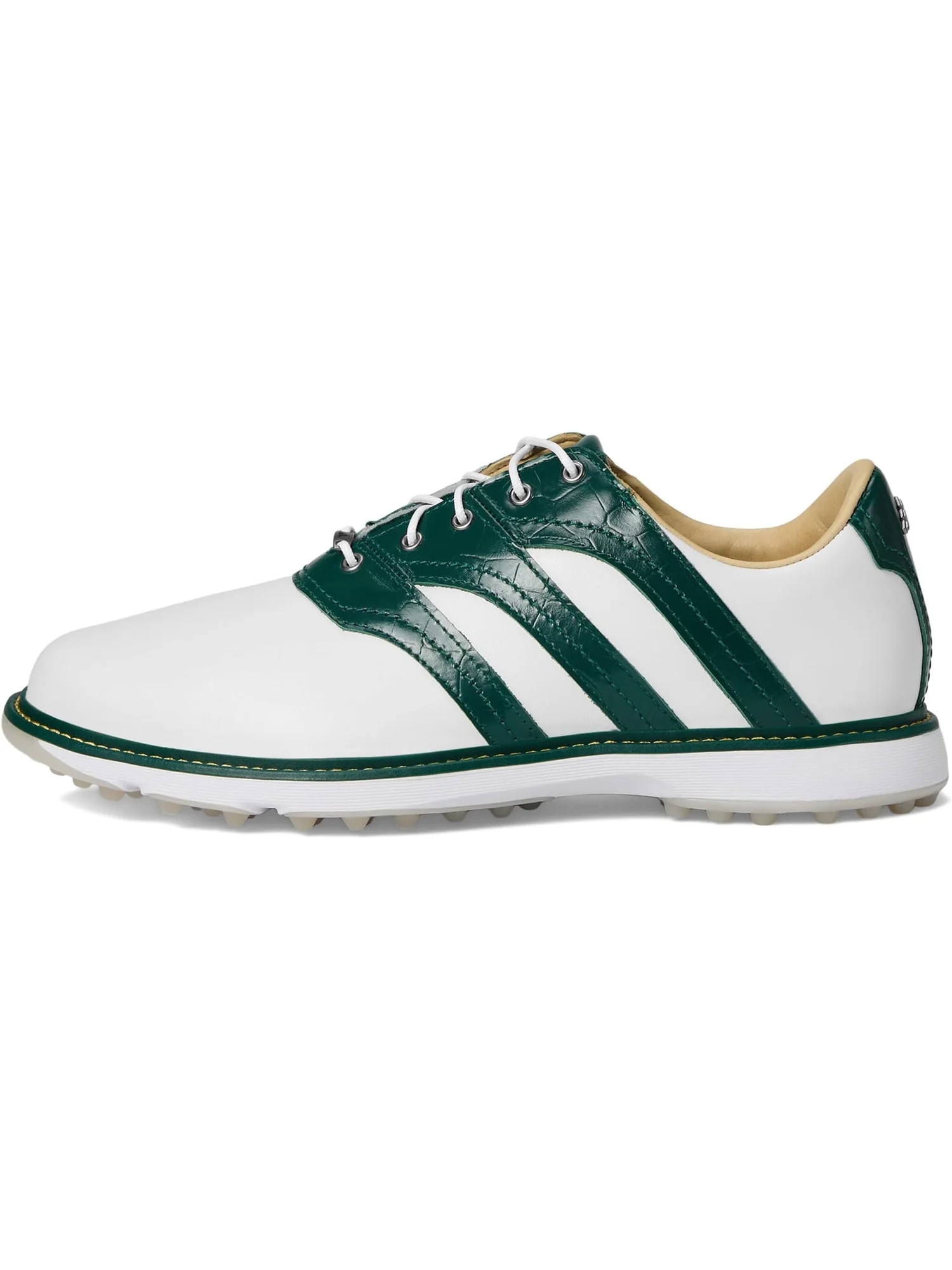 Кроссовки adidas Golf MC Z-Traxion Spikeless Golf Shoes — изображение 4 из 7, белый/зеленый/желтый