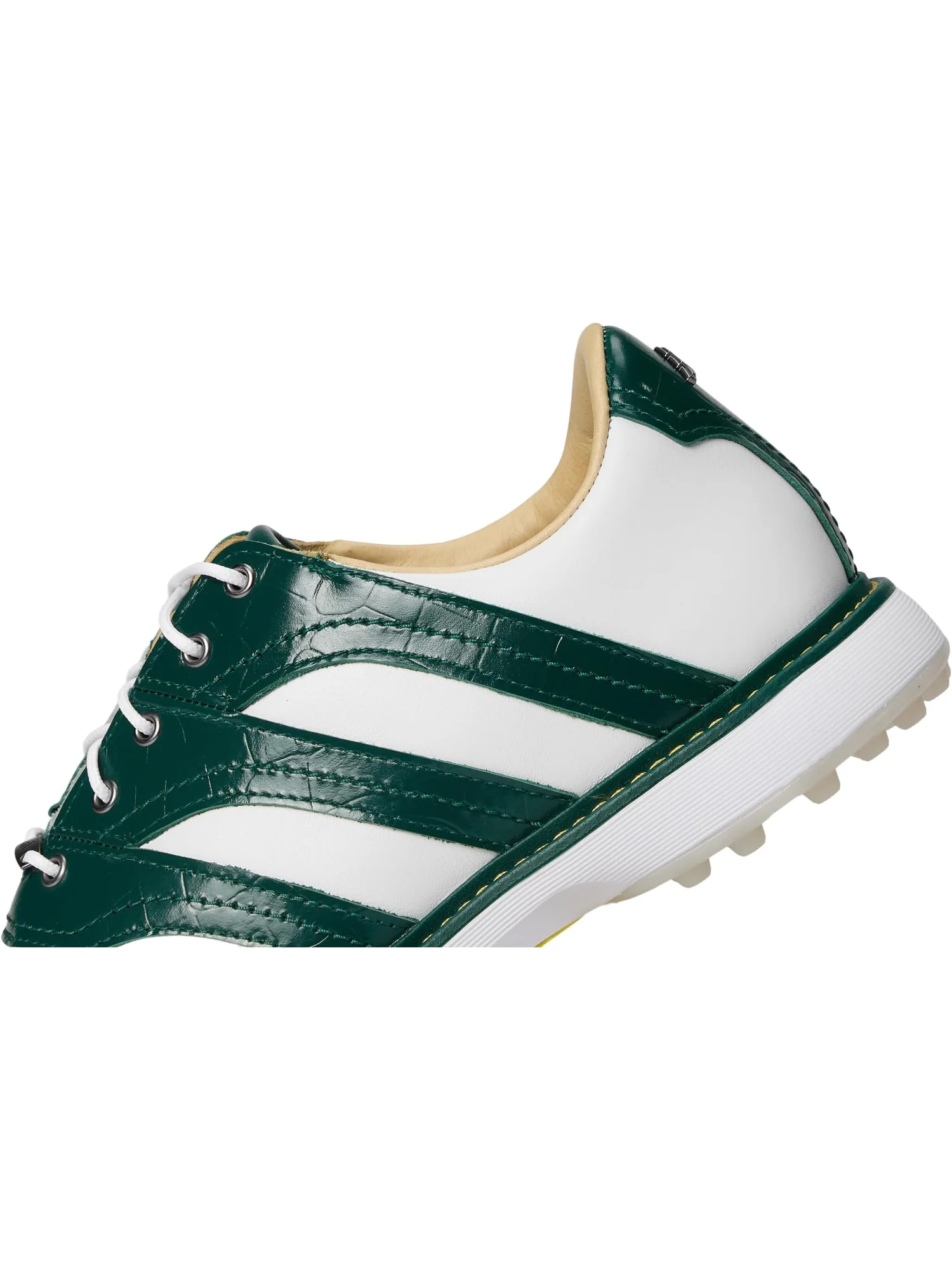 Кроссовки adidas Golf MC Z-Traxion Spikeless Golf Shoes — изображение 6 из 7, белый/зеленый/желтый