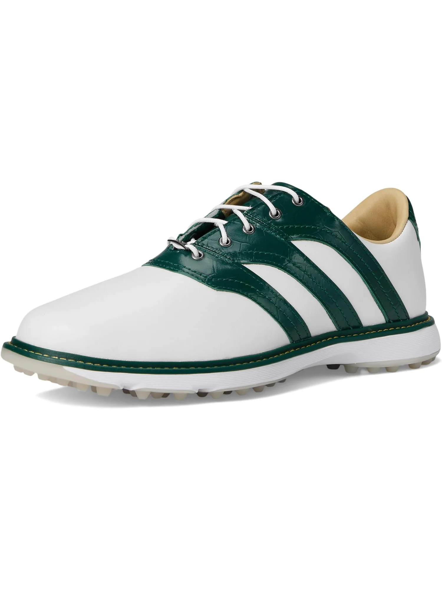 Кроссовки adidas Golf MC Z-Traxion Spikeless Golf Shoes — изображение 7 из 7, белый/зеленый/желтый