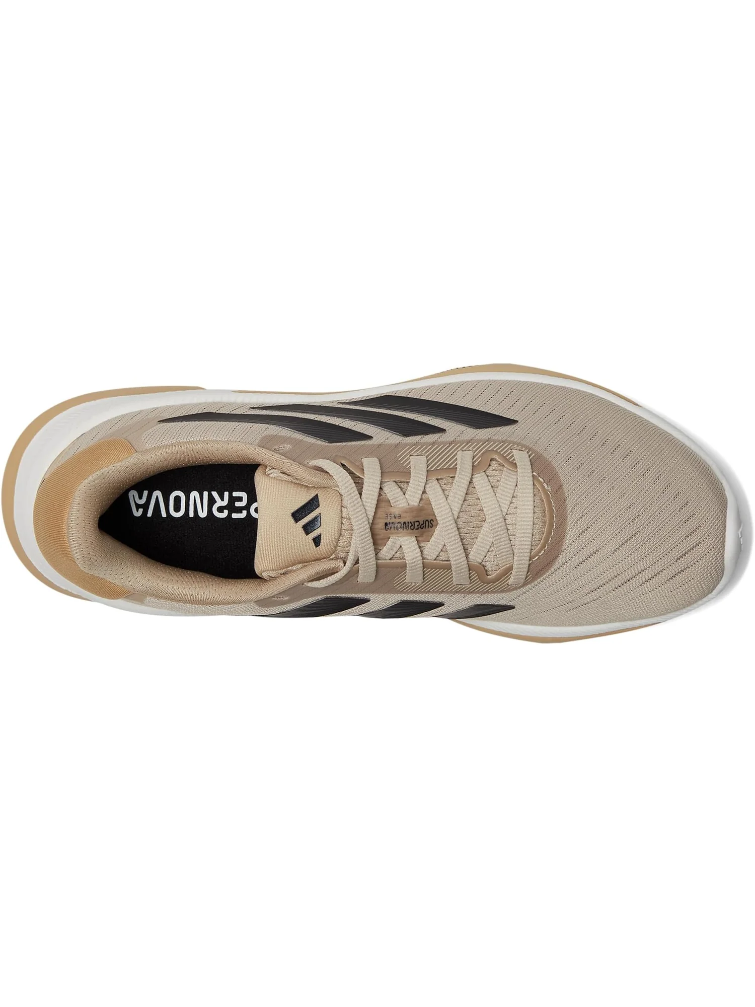 Кроссовки adidas Kids Supernova Step Running Shoes — изображение 2 из 7, бежевый/черный
