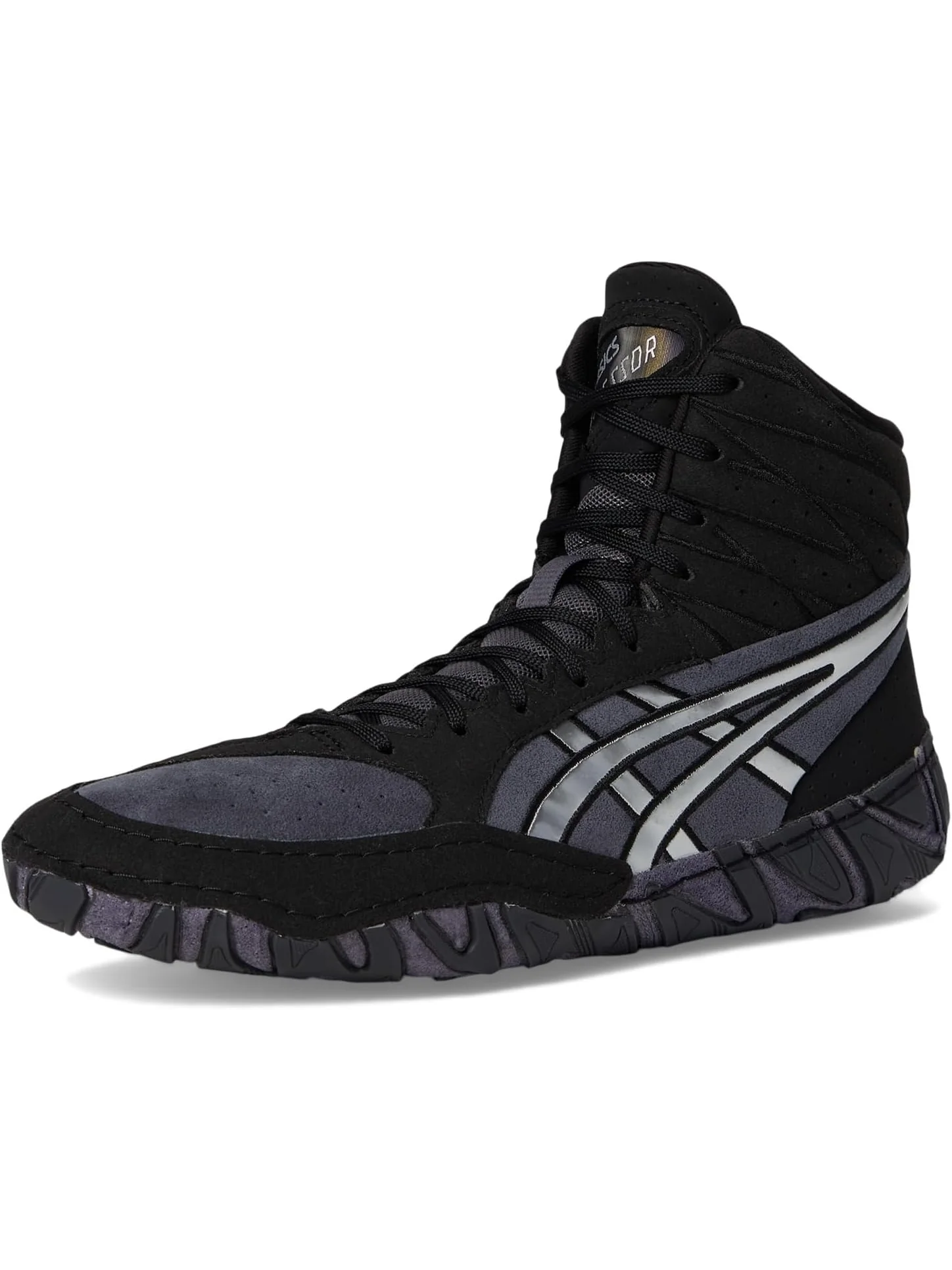 Кроссовки ASICS Men's Aggressor 6 — изображение 7 из 7, черный/серебристый