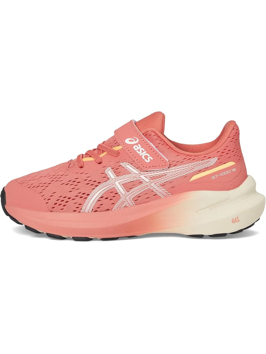 Детские кроссовки Asics GT-1000 13 Pre-School (Toddler/Little Kid) ASICS Kids — изображение 4 из 7, темный розовый/белый