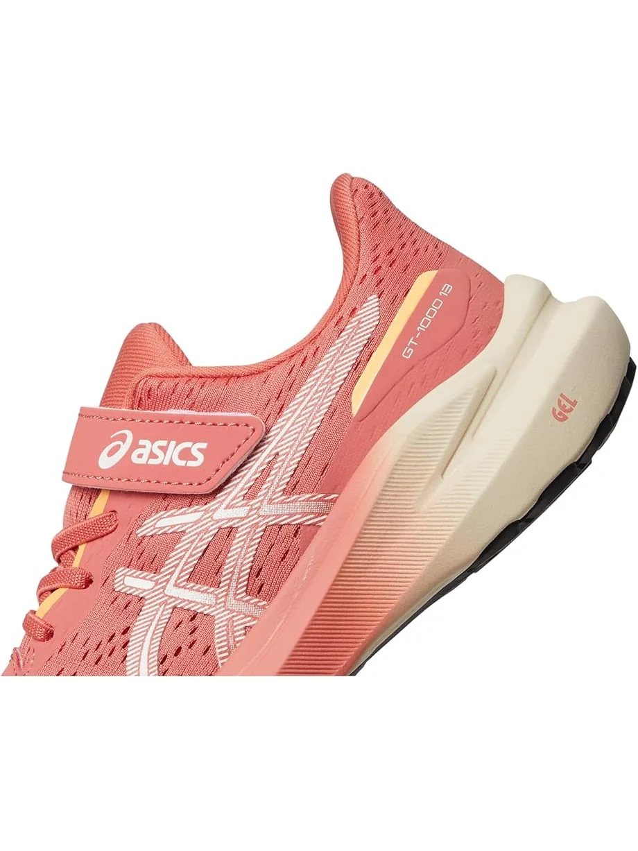 Детские кроссовки Asics GT-1000 13 Pre-School (Toddler/Little Kid) ASICS Kids — изображение 6 из 7, темный розовый/белый