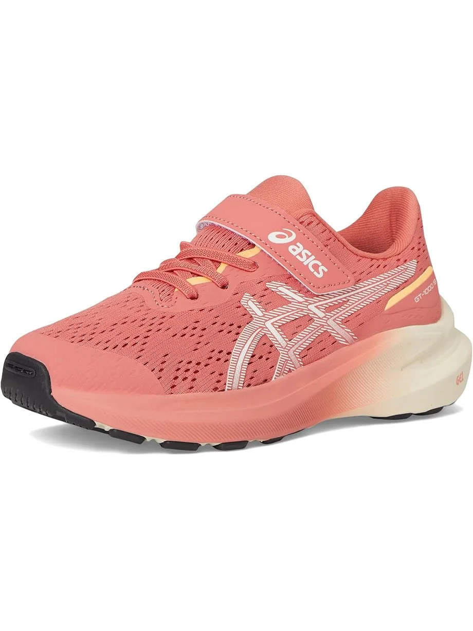 Детские кроссовки Asics GT-1000 13 Pre-School (Toddler/Little Kid) ASICS Kids — изображение 7 из 7, темный розовый/белый