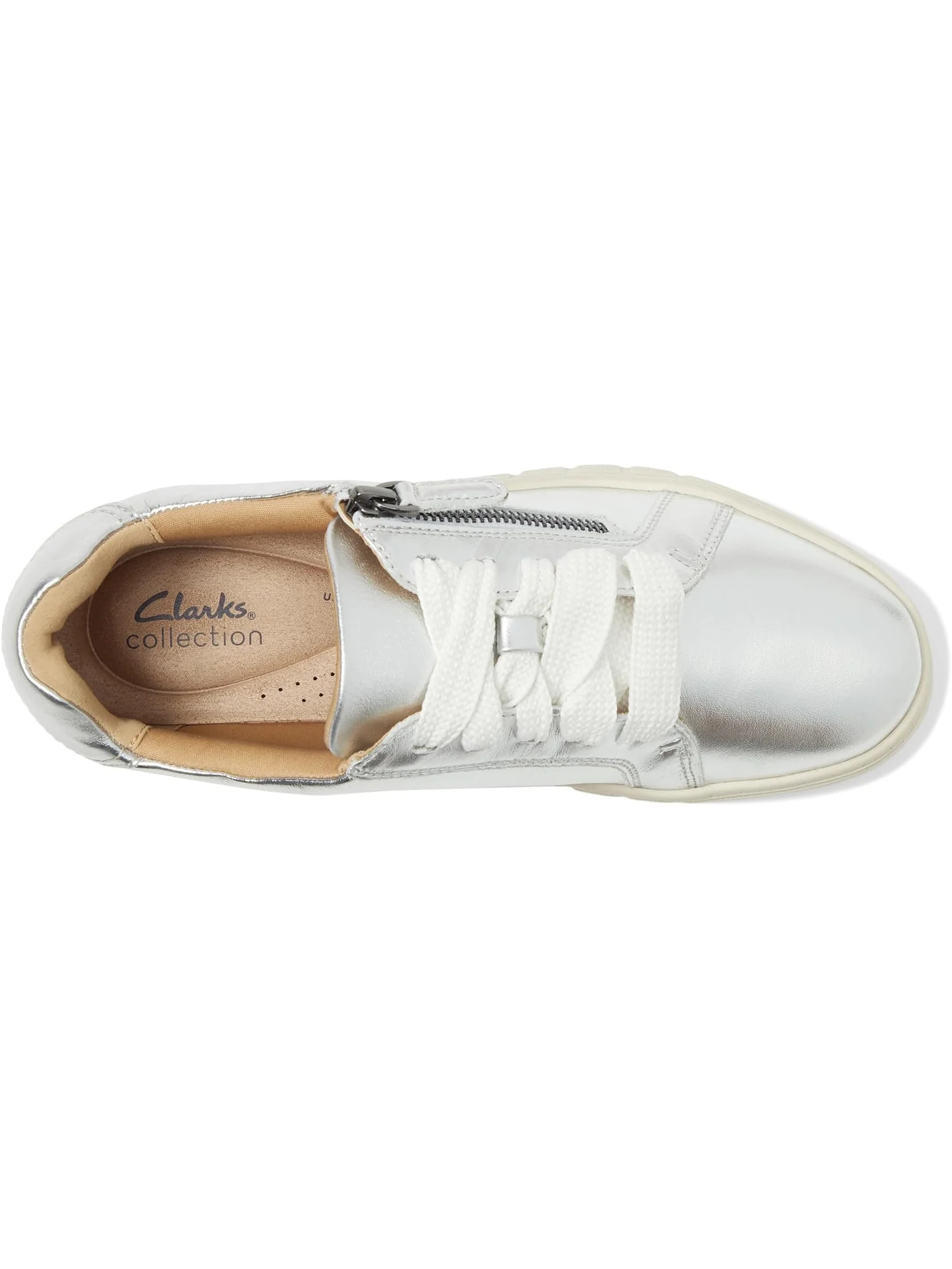 Кроссовки Clarks Mykah Joy — изображение 2 из 7, серебристый