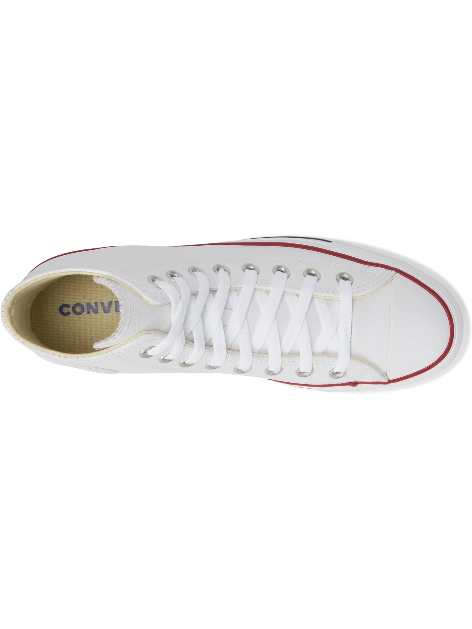 Кроссовки Converse Chuck Taylor All Star Leather High Top Sneaker — изображение 2 из 7, белый
