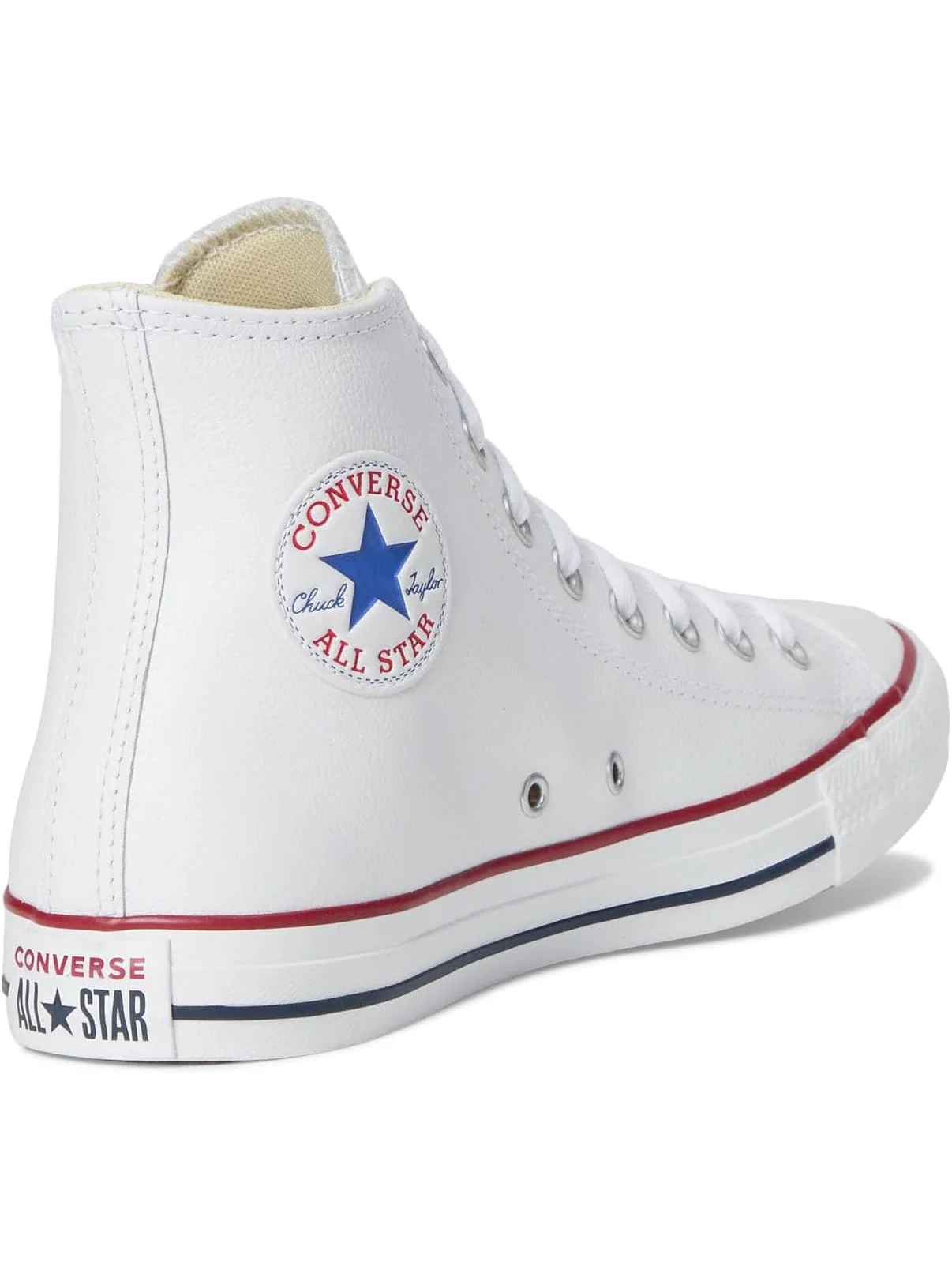 Кроссовки Converse Chuck Taylor All Star Leather High Top Sneaker — изображение 5 из 7, белый