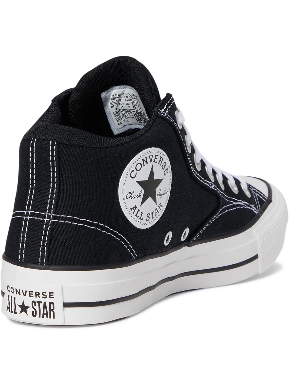 Кроссовки Converse Unisex Chuck Taylor All Star Malden Street — изображение 5 из 7, черный/белый/черный