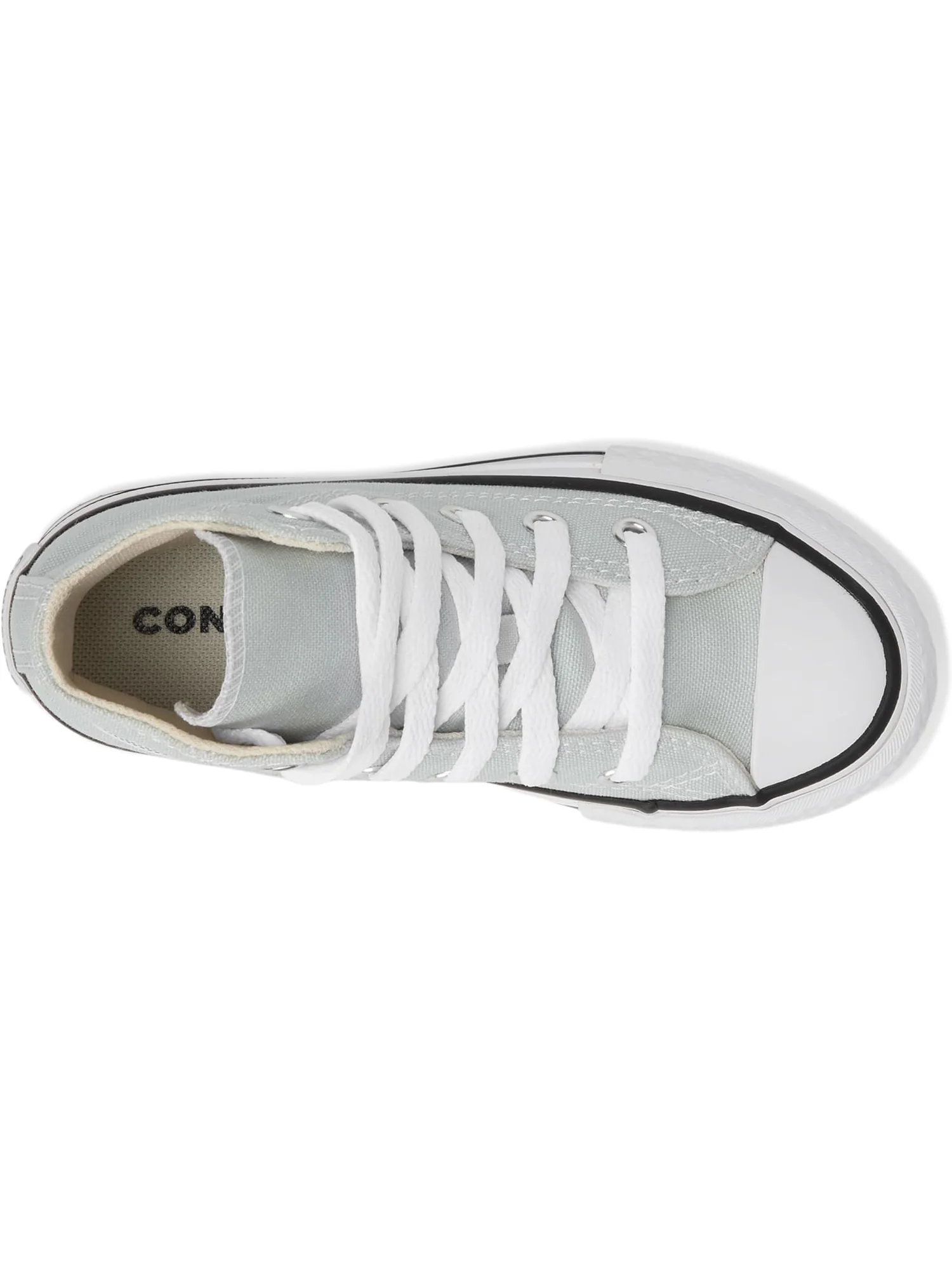 Кроссовки Converse Kids Chuck Taylor All Star Eva Lift Platform — изображение 2 из 7, серый/белый