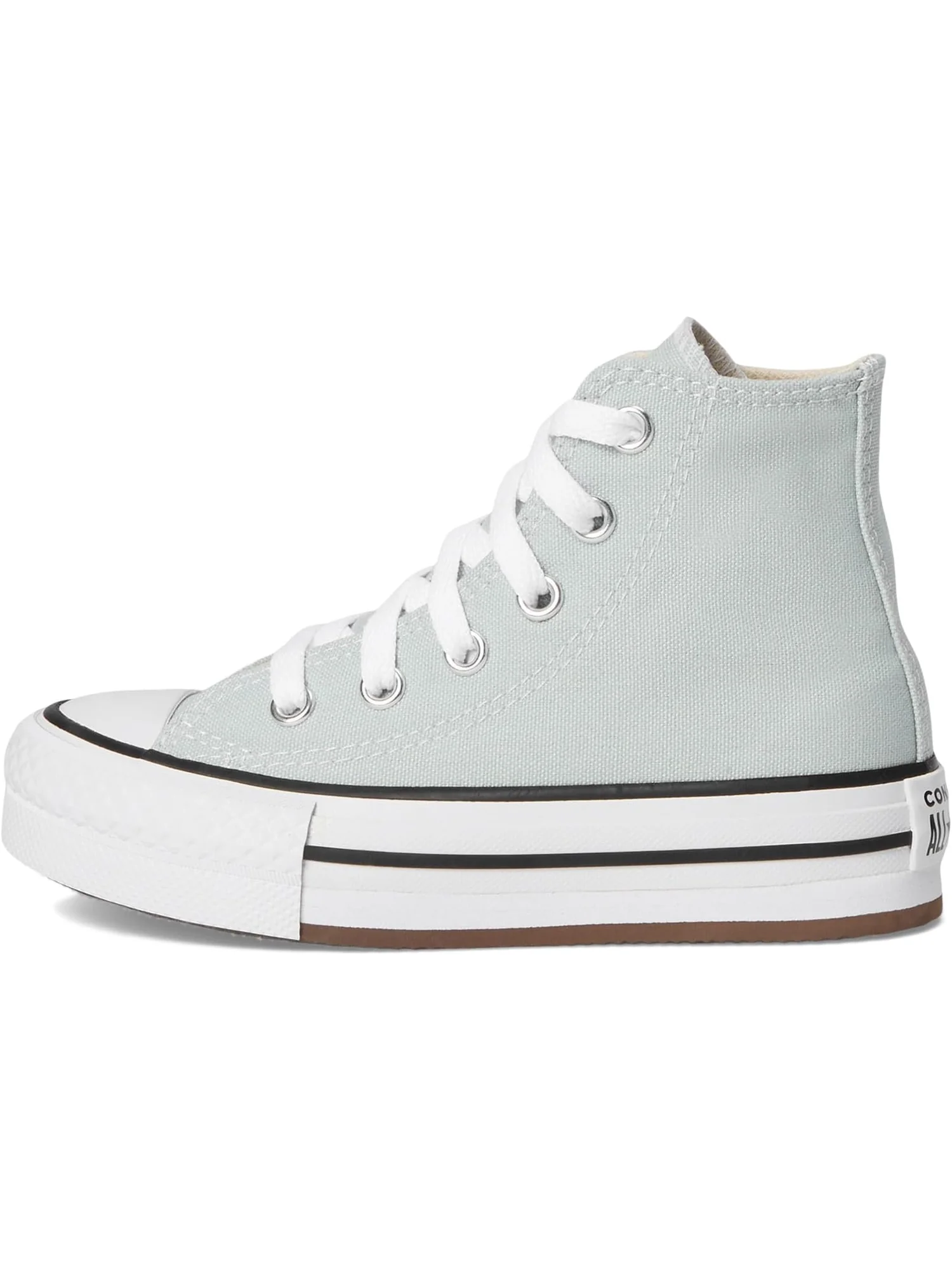 Кроссовки Converse Kids Chuck Taylor All Star Eva Lift Platform — изображение 4 из 7, серый/белый