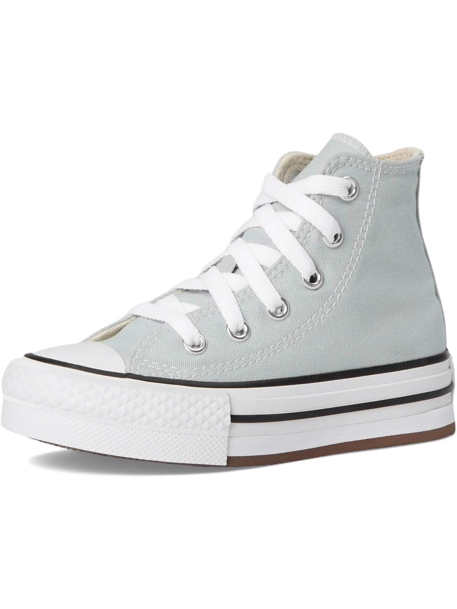 Кроссовки Converse Kids Chuck Taylor All Star Eva Lift Platform — изображение 7 из 7, серый/белый