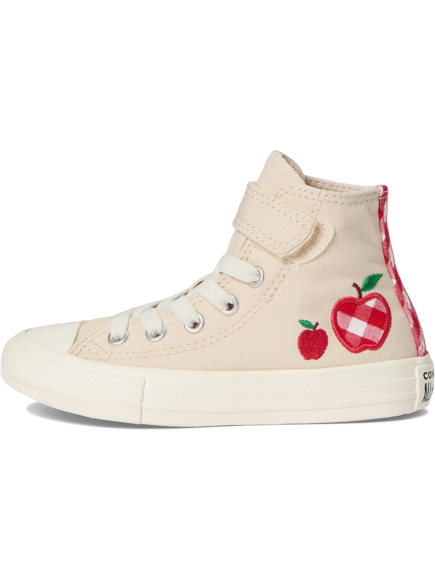 Кроссовки Converse Kids Chuck Taylor All Star Checkered Accents Easy On — изображение 4 из 7, светлый//красный
