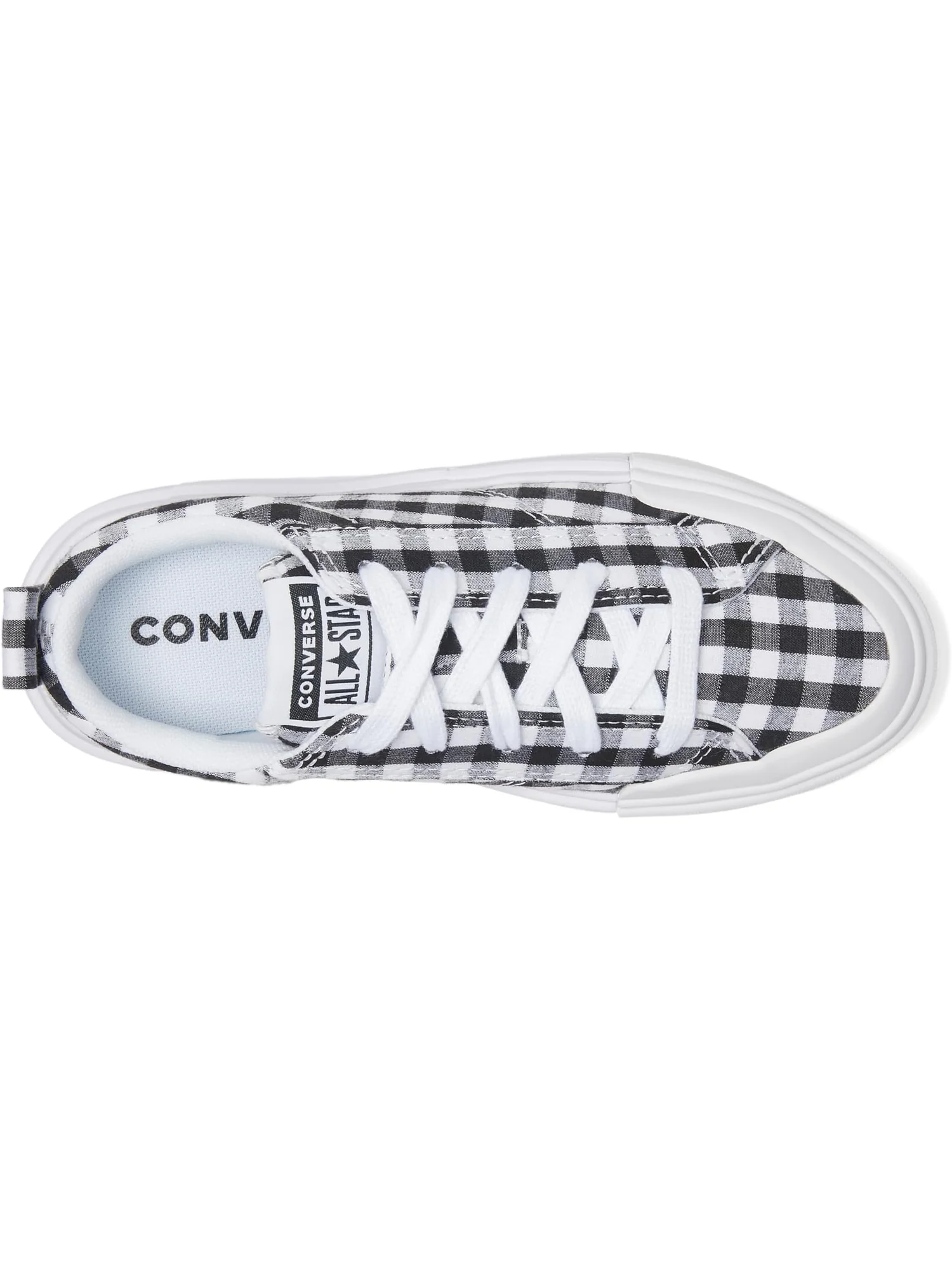 Кроссовки Converse Kids Cruise Checkered — изображение 2 из 7, белый/черный/белый