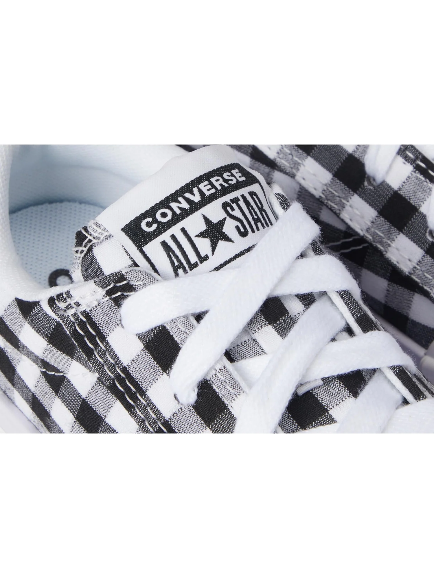 Кроссовки Converse Kids Cruise Checkered — изображение 6 из 7, белый/черный/белый
