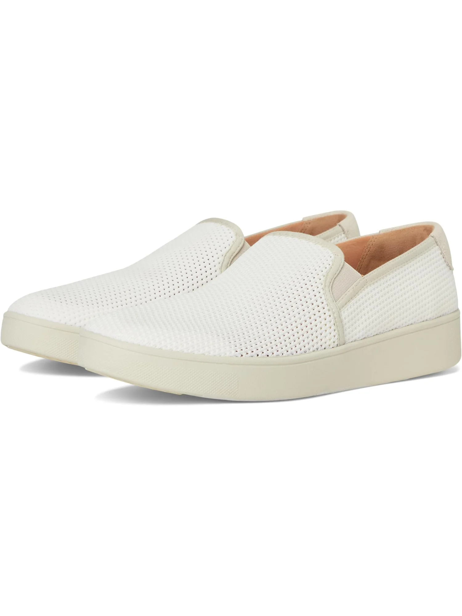 Кроссовки FitFlop Rally Open-mesh Slip-on Skate Trainers — изображение 1 из 7, белый