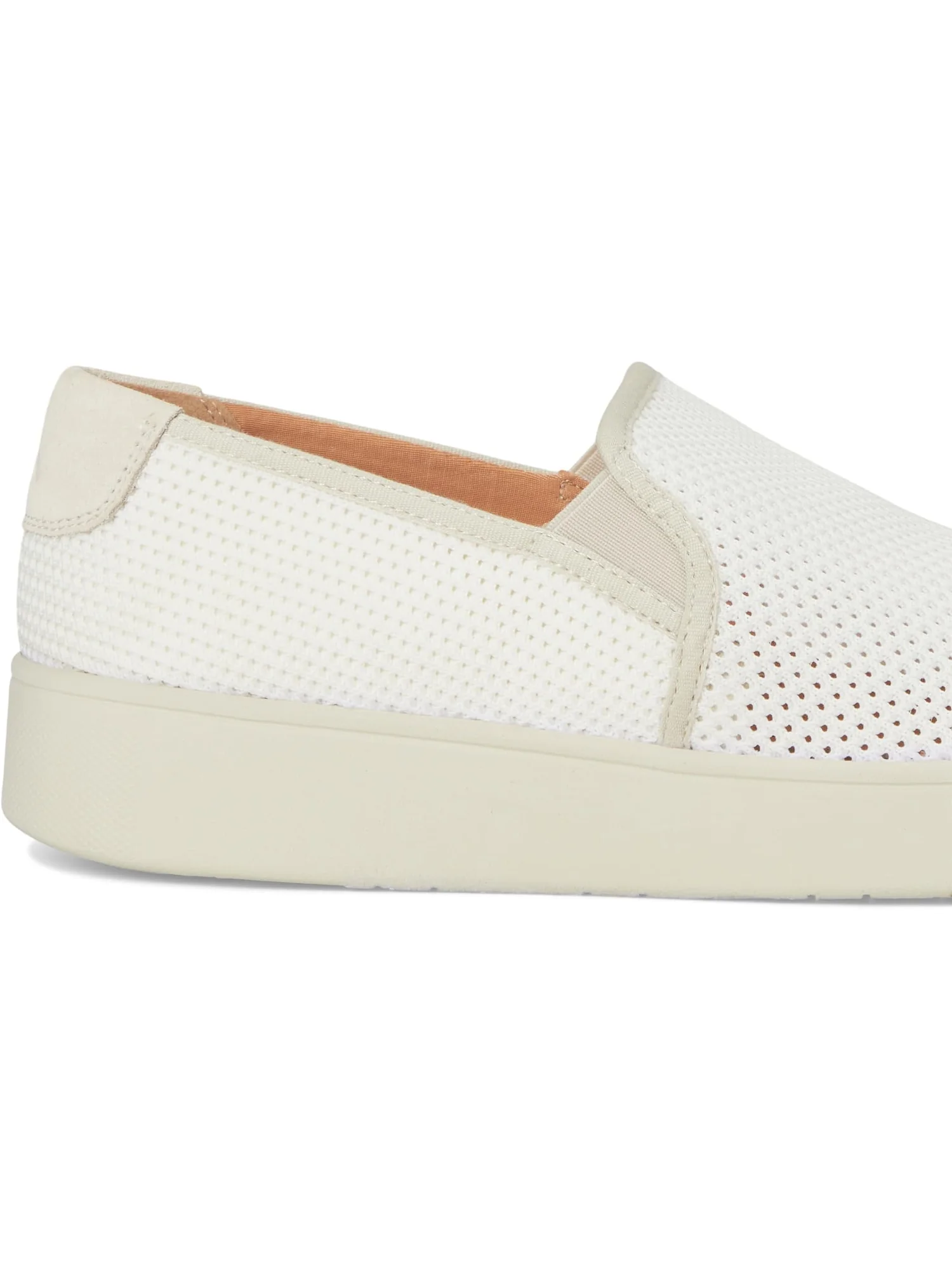 Кроссовки FitFlop Rally Open-mesh Slip-on Skate Trainers — изображение 6 из 7, белый