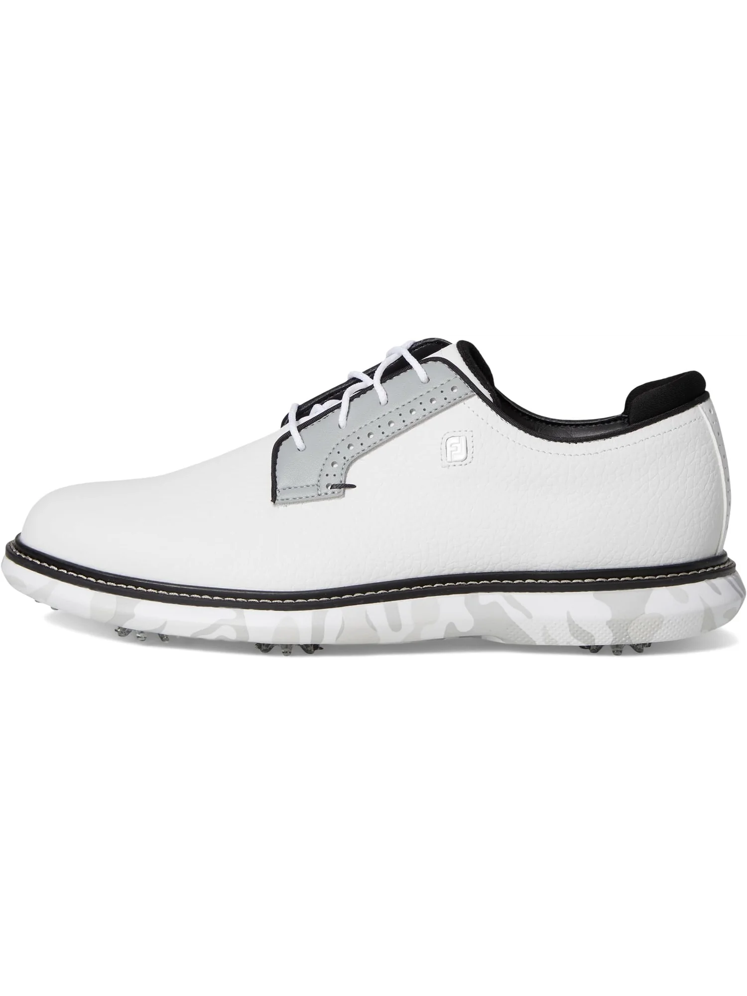 Кроссовки FootJoy Traditions Blucher Golf Shoes — изображение 4 из 7, белый/серый