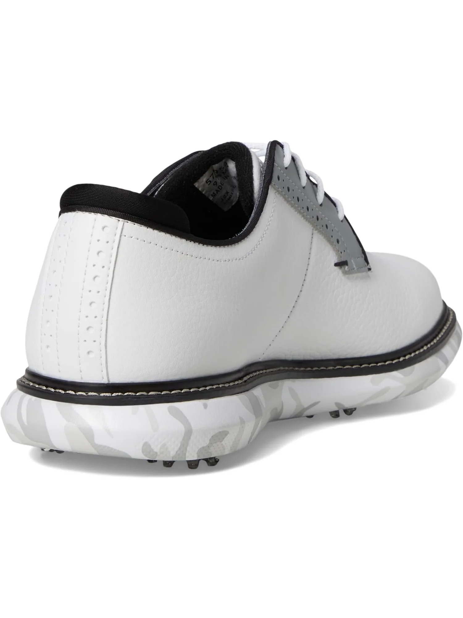 Кроссовки FootJoy Traditions Blucher Golf Shoes — изображение 5 из 7, белый/серый