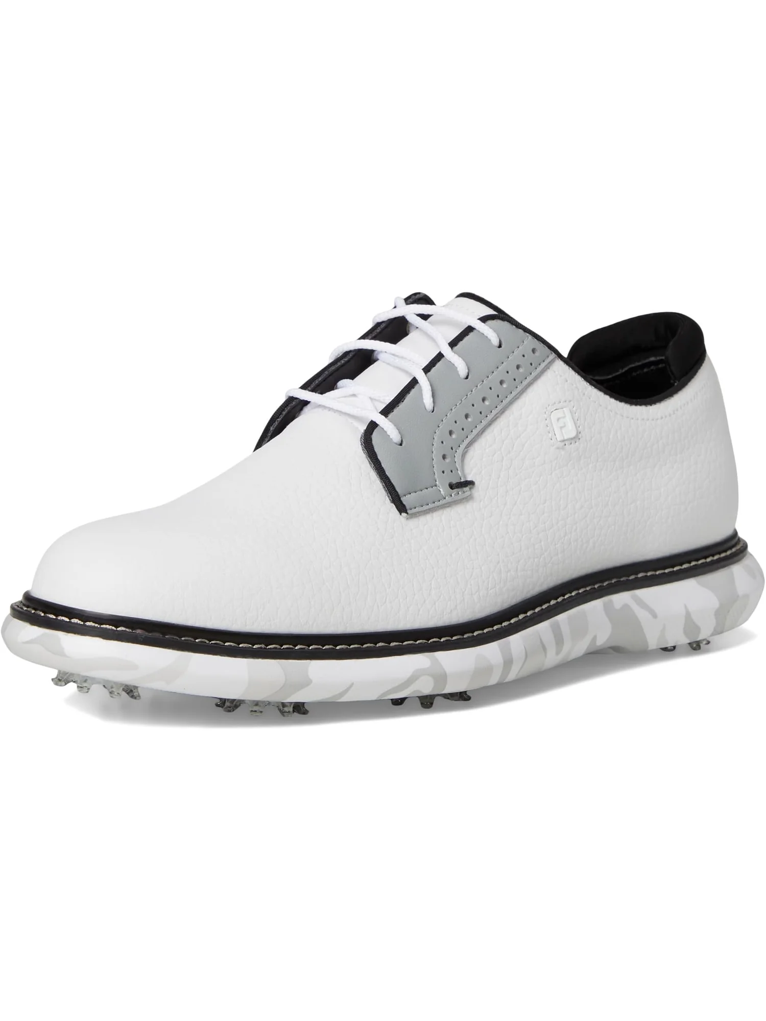 Кроссовки FootJoy Traditions Blucher Golf Shoes — изображение 7 из 7, белый/серый