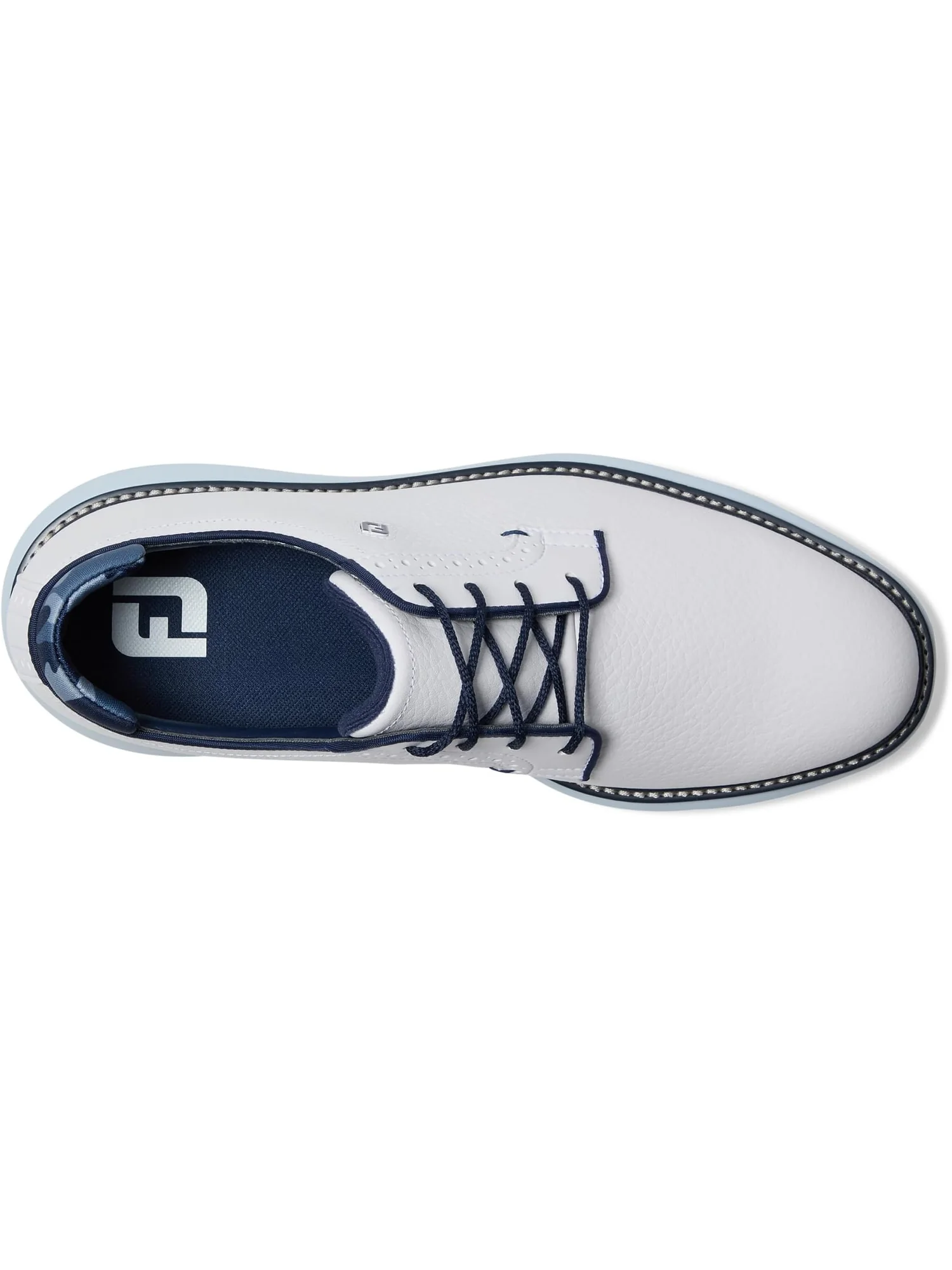 Кроссовки FootJoy Traditions Blucher — изображение 2 из 7, белый/синий