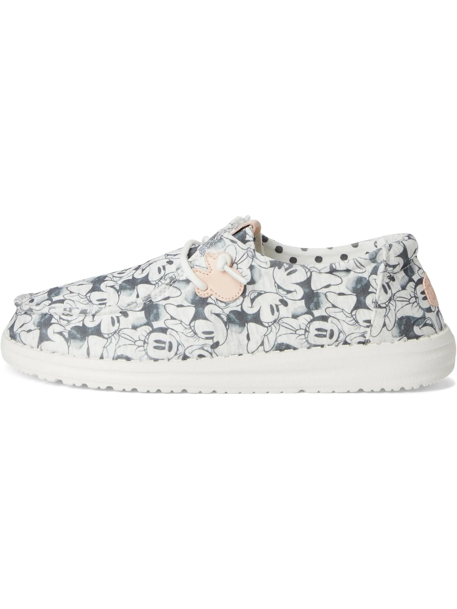 Кроссовки Hey Dude Kids Wendy Minnie Mouse Print — изображение 4 из 7, серый мульти