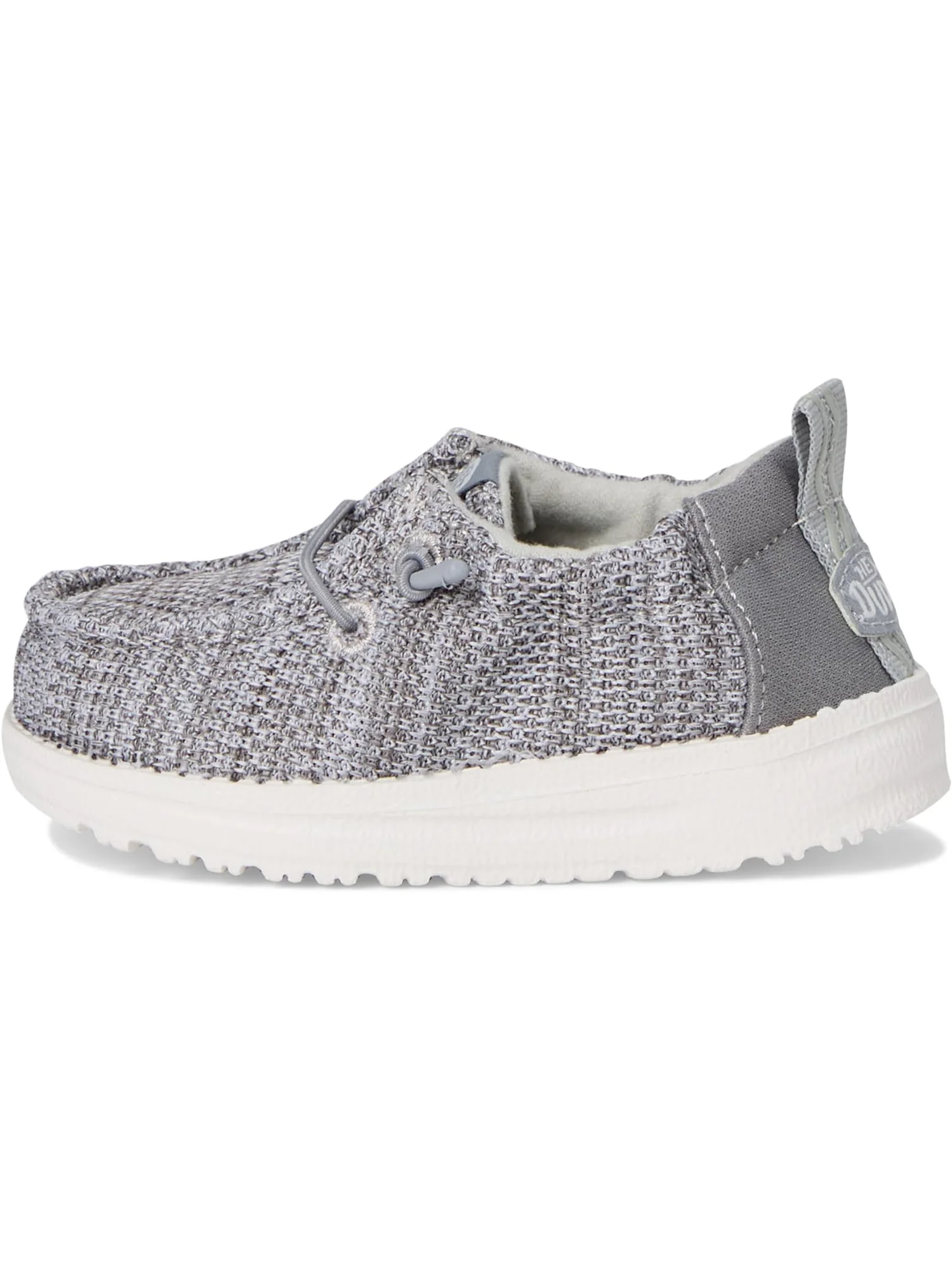 Кроссовки Hey Dude Kids Lildude Slip-On Core — изображение 4 из 7, серый/белый