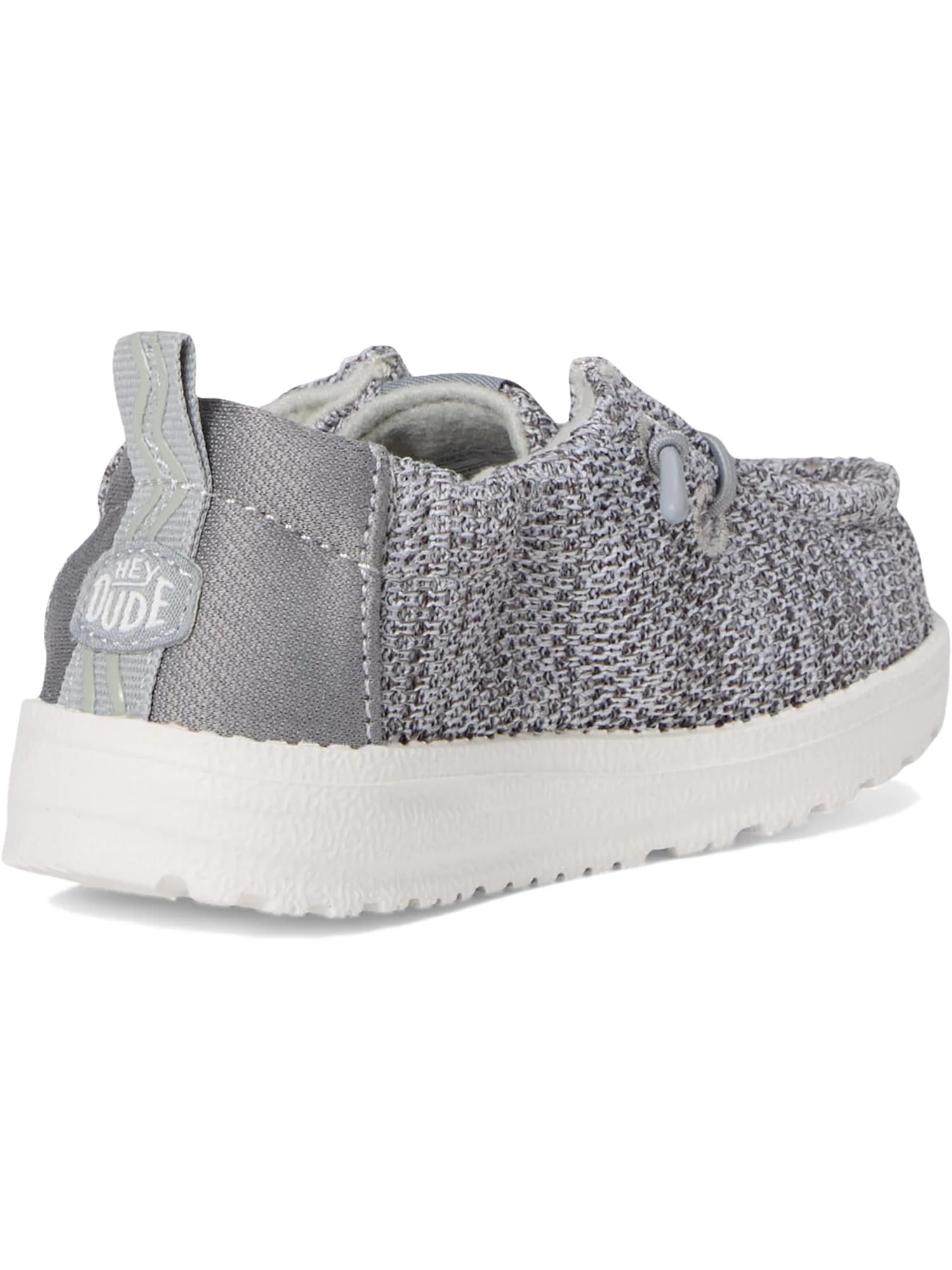 Кроссовки Hey Dude Kids Lildude Slip-On Core — изображение 5 из 7, серый/белый
