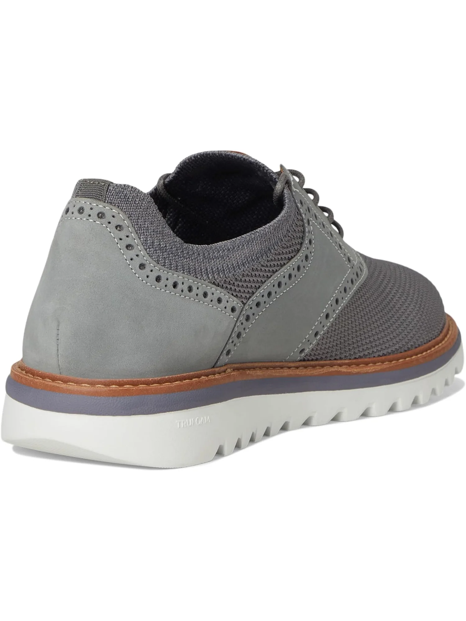 Кроссовки Johnston & Murphy Braydon Knit Saddle — изображение 5 из 7, серый