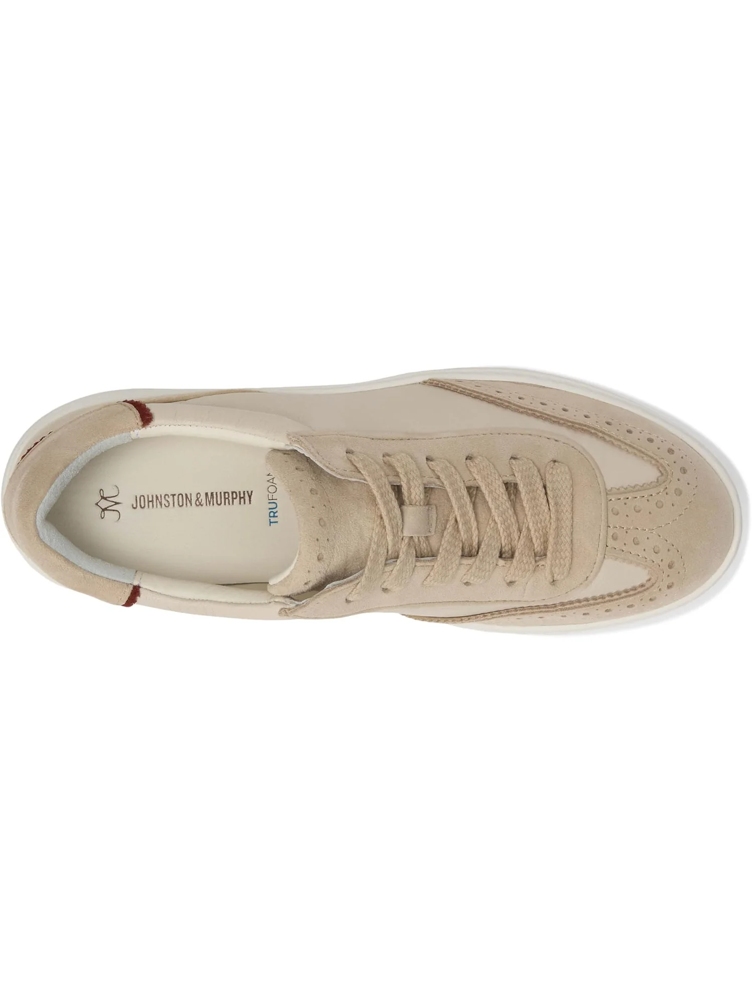 Кроссовки Johnston & Murphy Cammie T-Toe Lace-Up — изображение 2 из 7, серо-коричневый
