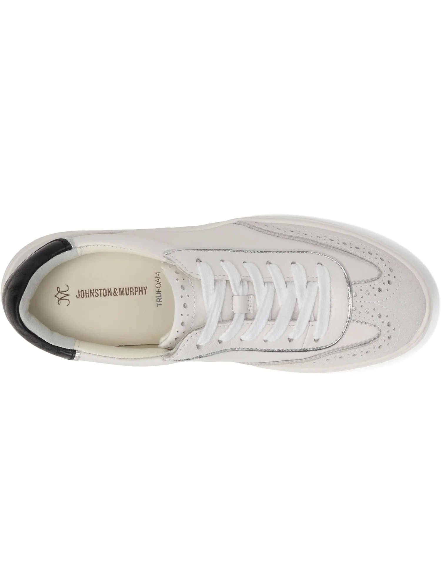 Кроссовки Johnston & Murphy Women's Cammie T-Toe Lace-Up — изображение 2 из 7, белый
