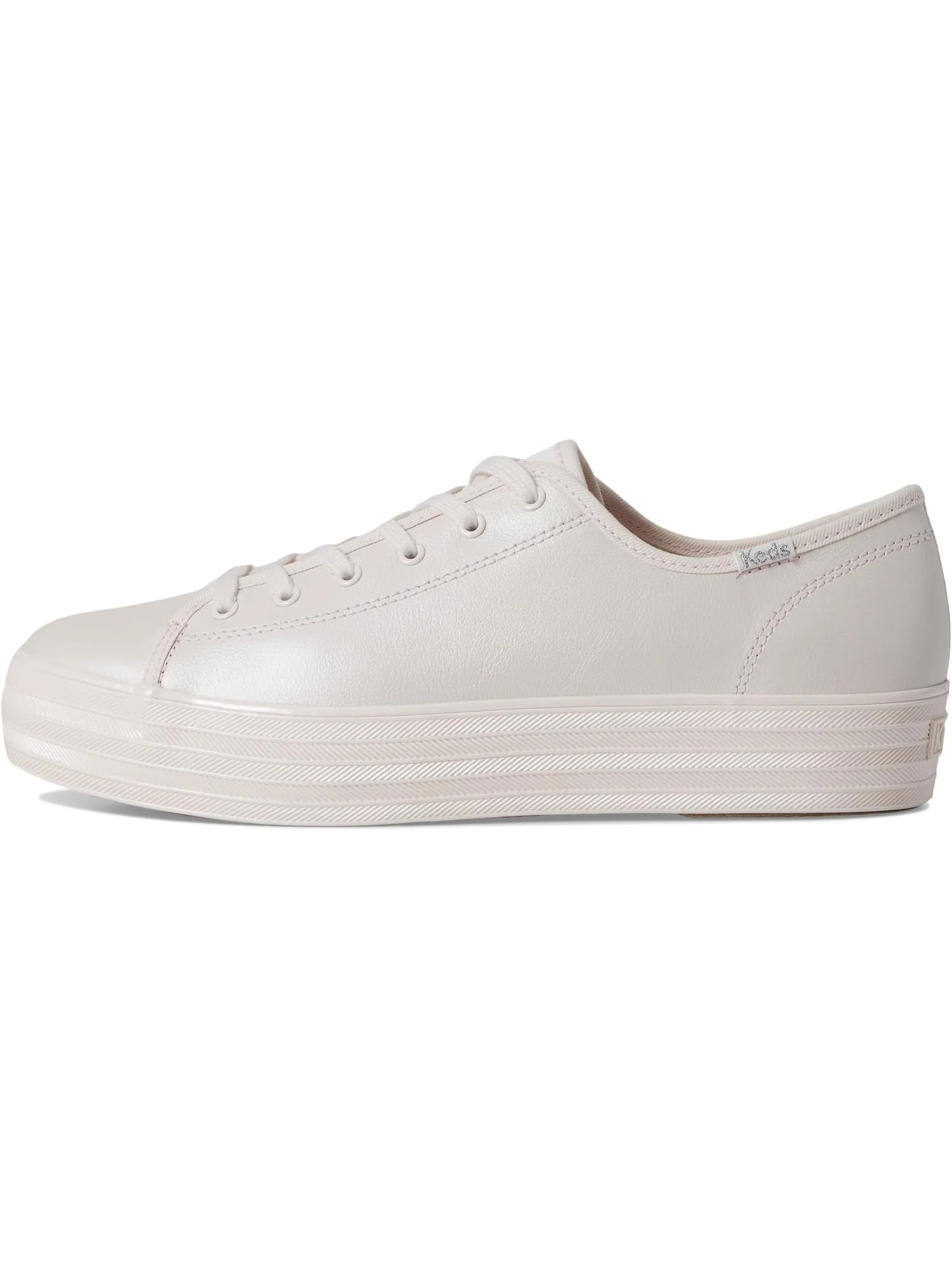 Кроссовки Keds Triple Kick Leather — изображение 4 из 7, розовый