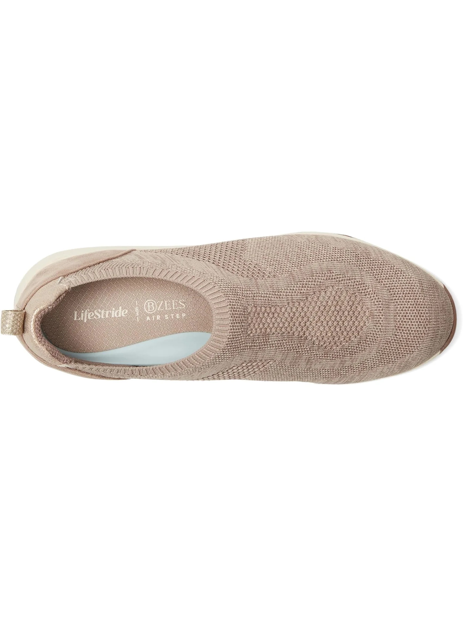 Кроссовки LifeStride Respect Slip On Shoes — изображение 2 из 7, бежевый
