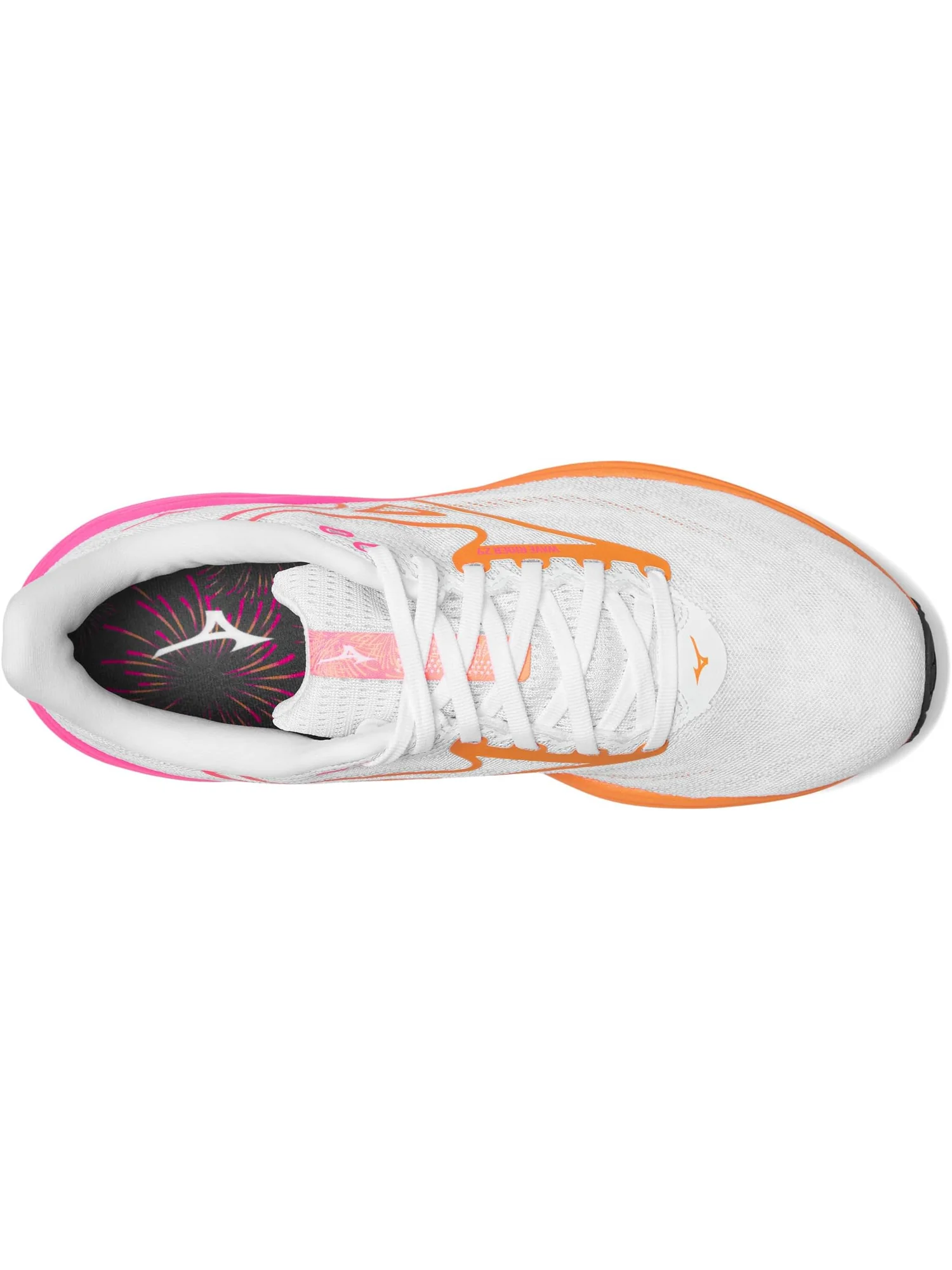 Кроссовки Mizuno Wave Rider 29 Hanabi — изображение 2 из 7, белый/оранжевый