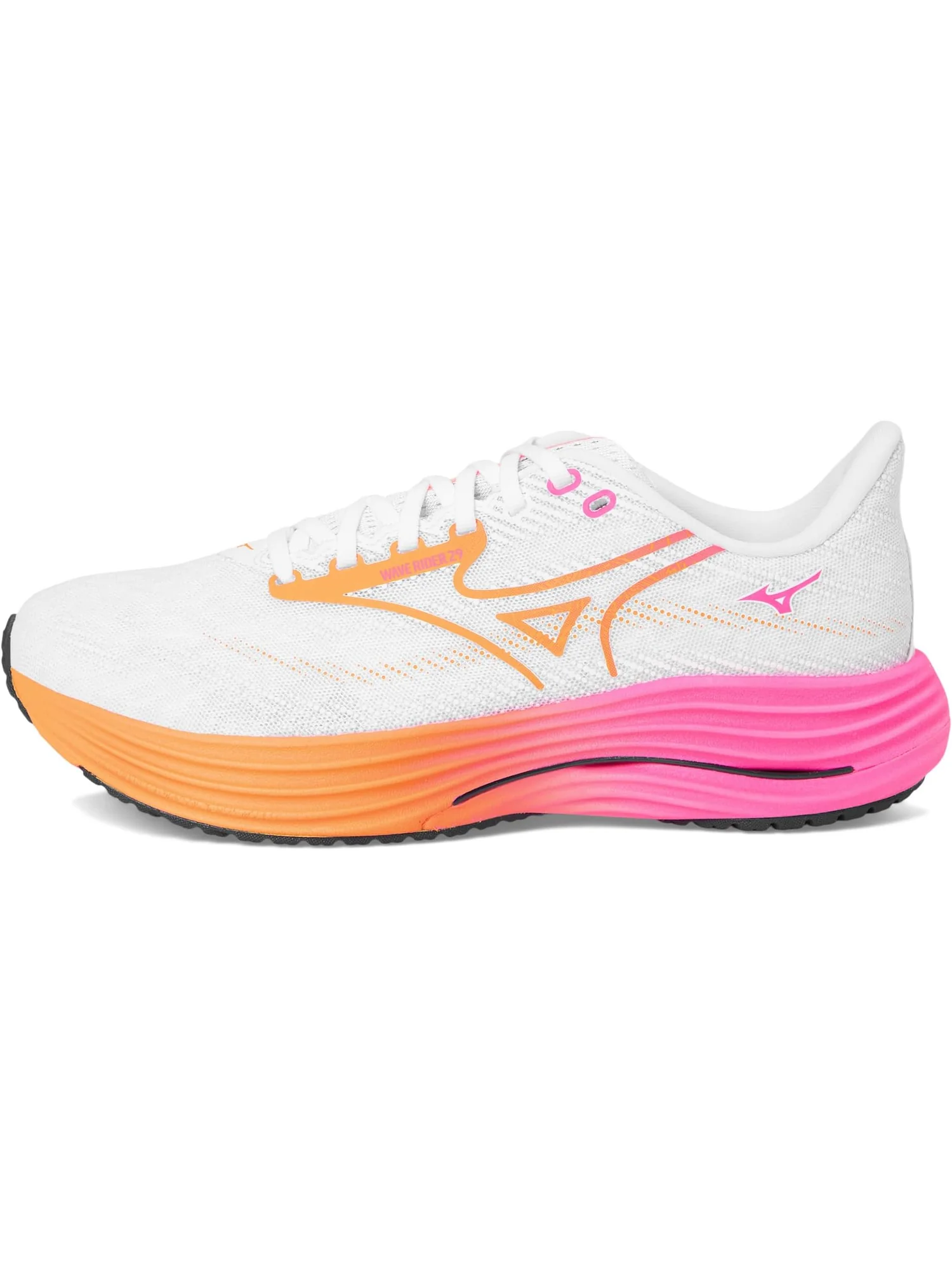 Кроссовки Mizuno Wave Rider 29 Hanabi — изображение 4 из 7, белый/оранжевый
