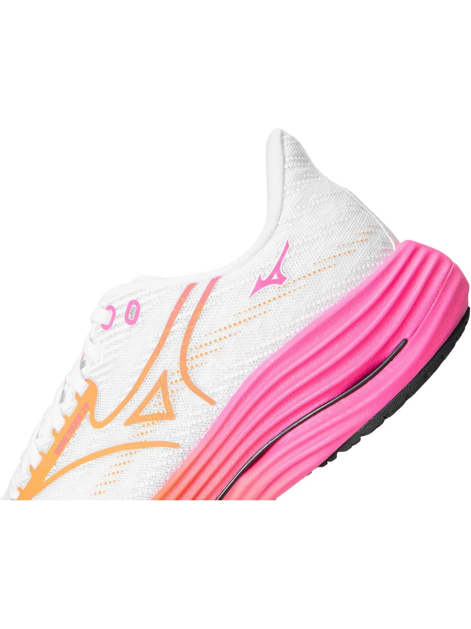 Кроссовки Mizuno Wave Rider 29 Hanabi — изображение 6 из 7, белый/оранжевый
