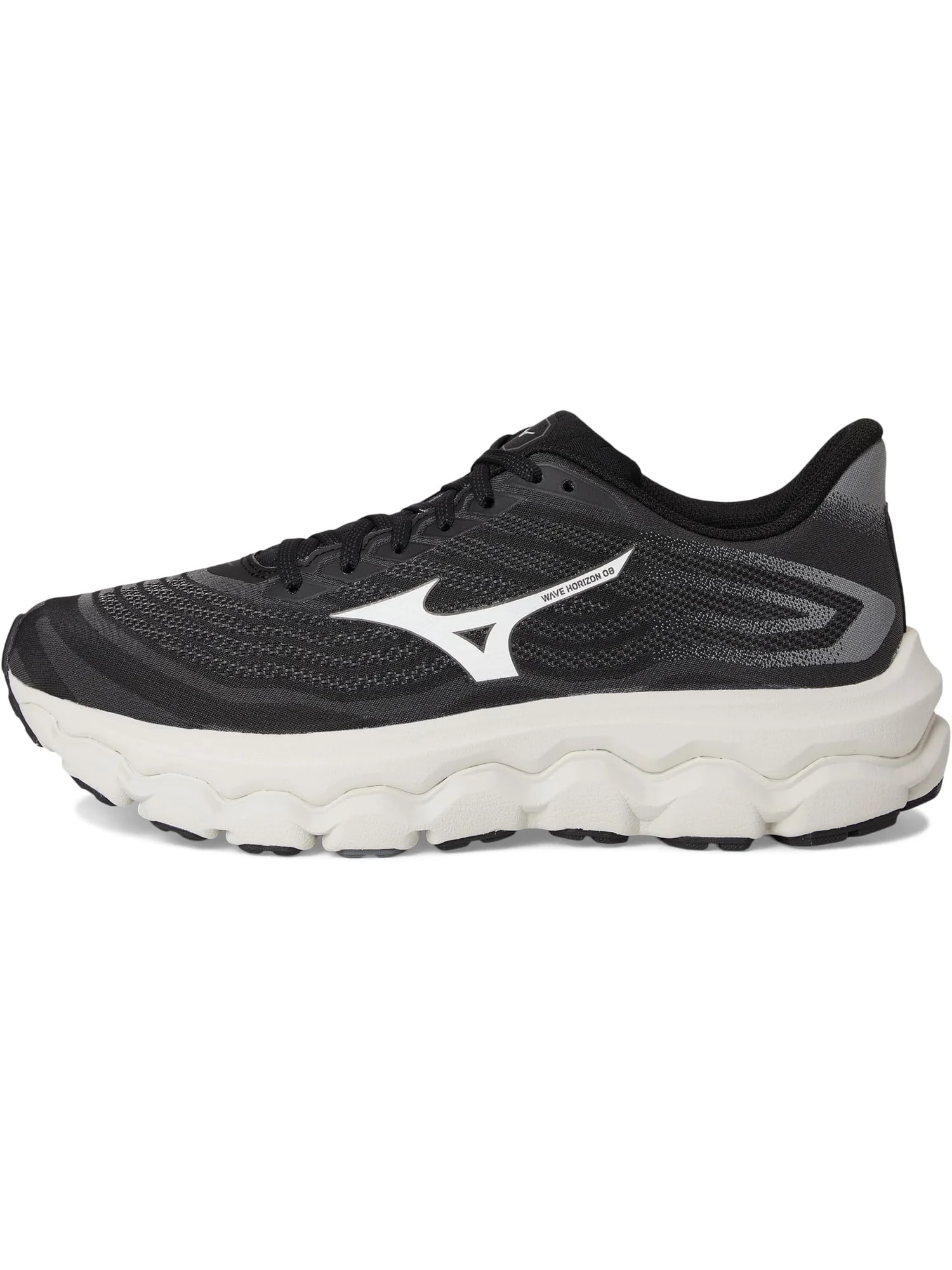 Кроссовки Mizuno Wave Horizon 8 — изображение 4 из 7, черный/белый