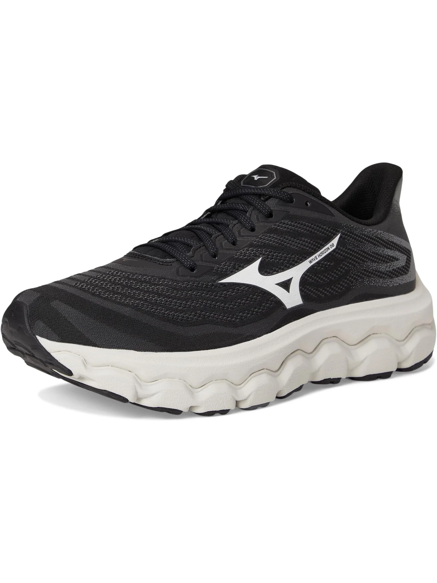 Кроссовки Mizuno Wave Horizon 8 — изображение 7 из 7, черный/белый
