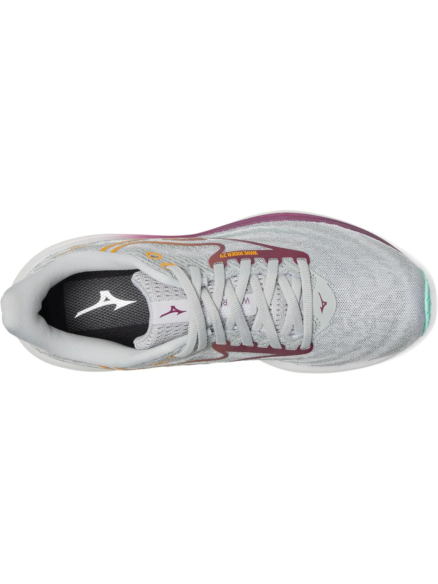 Кроссовки Mizuno Wave Rider 29 — изображение 2 из 7, темный фиолетовый