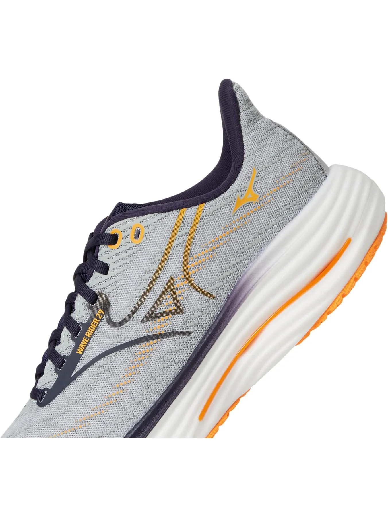 Кроссовки Mizuno Wave Rider 29, цвет Harbr Mst/Bartone Bl — изображение 6 из 7