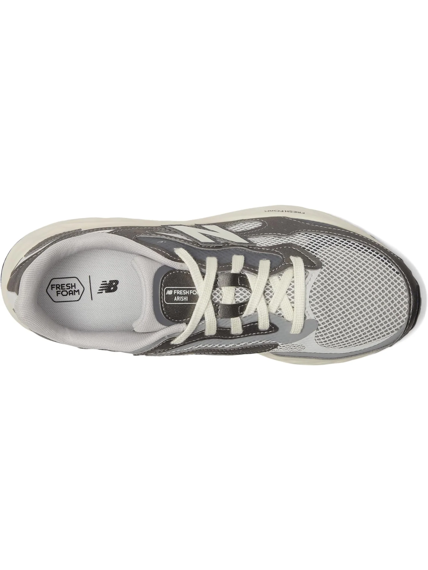 Кроссовки New Balance Fresh Foam Arishi v4 — изображение 2 из 7, серый/серый