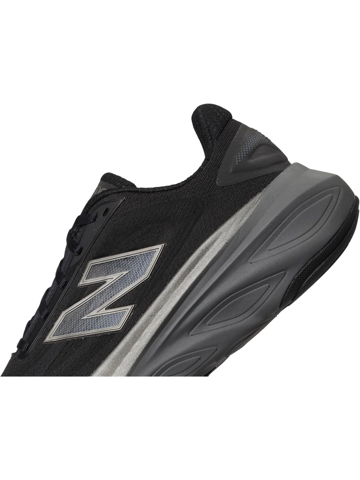 Кроссовки New Balance Men's Fresh Foam X More v6 — изображение 6 из 7, черный//черный металлик