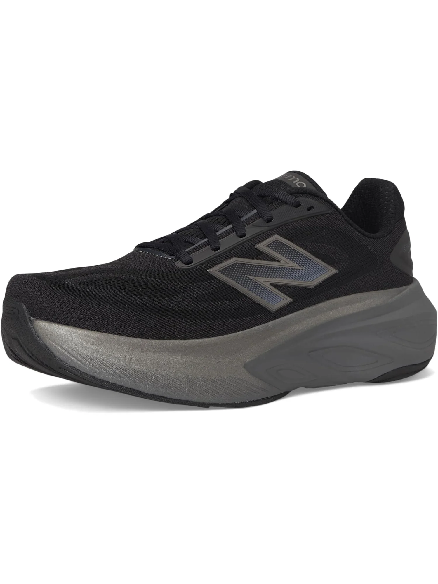 Кроссовки New Balance Men's Fresh Foam X More v6 — изображение 7 из 7, черный//черный металлик